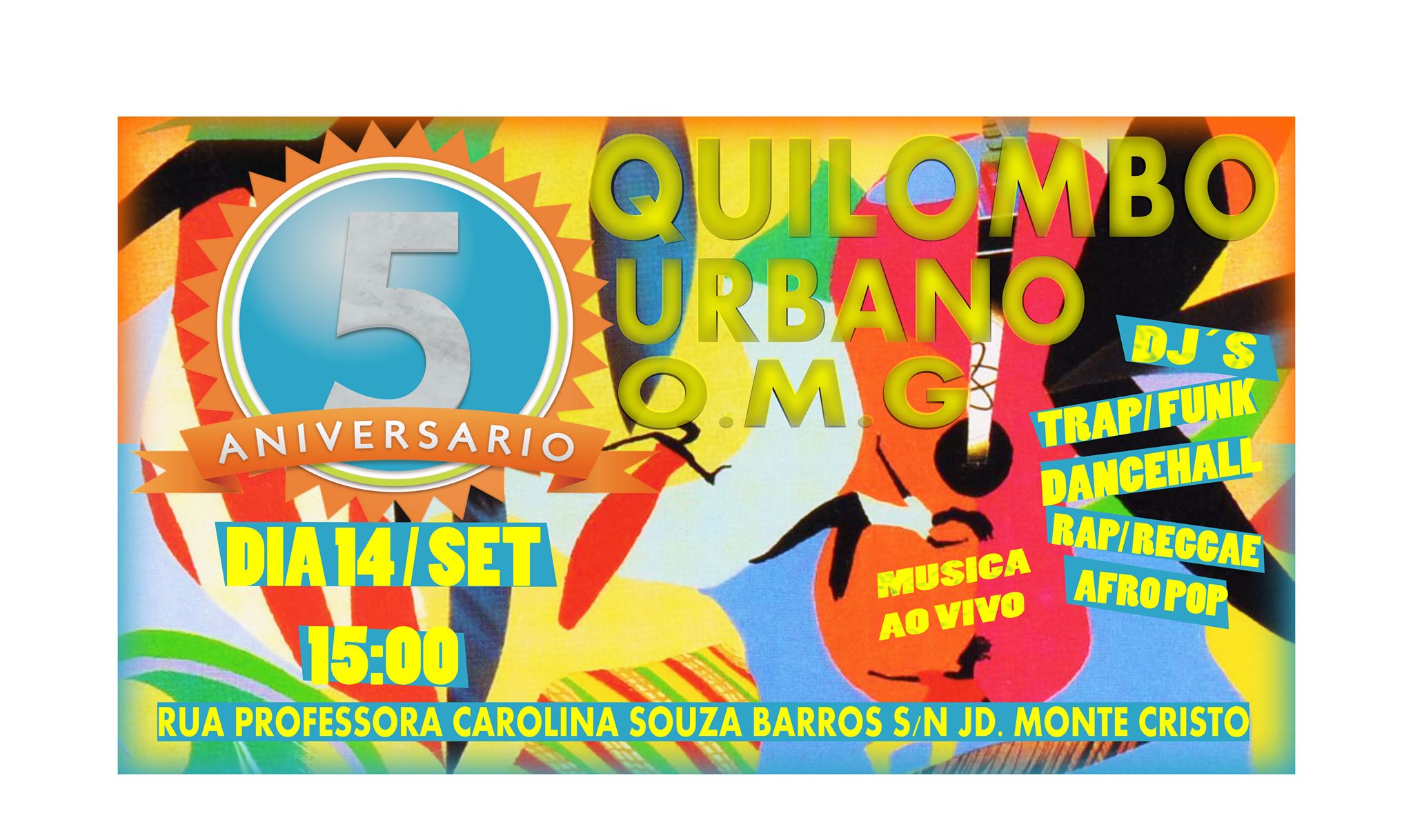 Bailão de Aniversario : Quilombo Urbano O.M.G