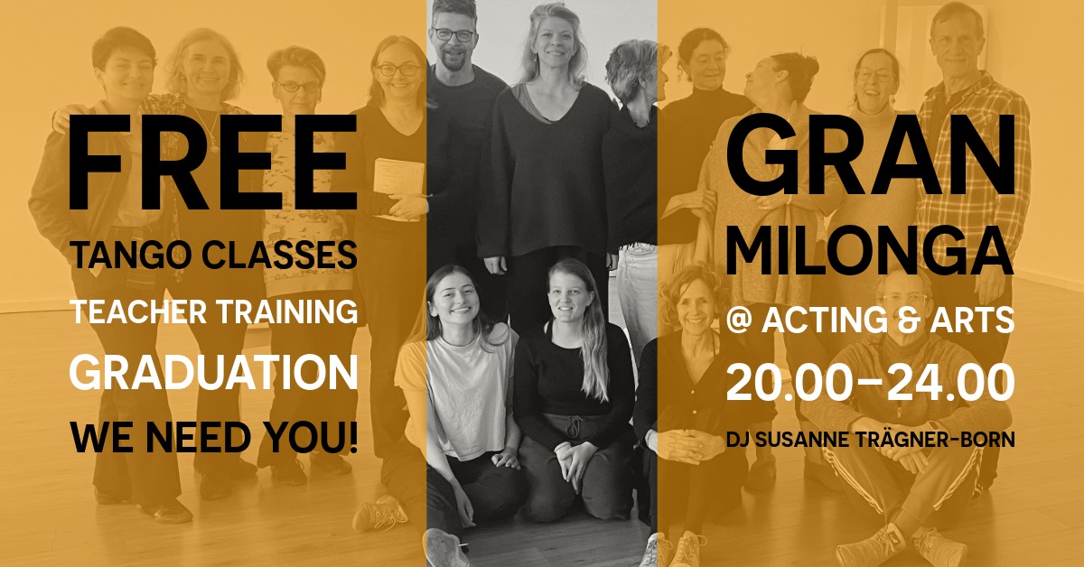 Free Gratis Tango Workshops & Gran Milonga