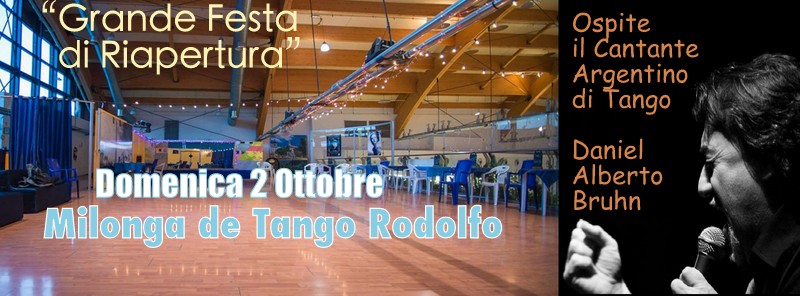 Grande Festa di Riapertura Milonga de Tango Rodolfo