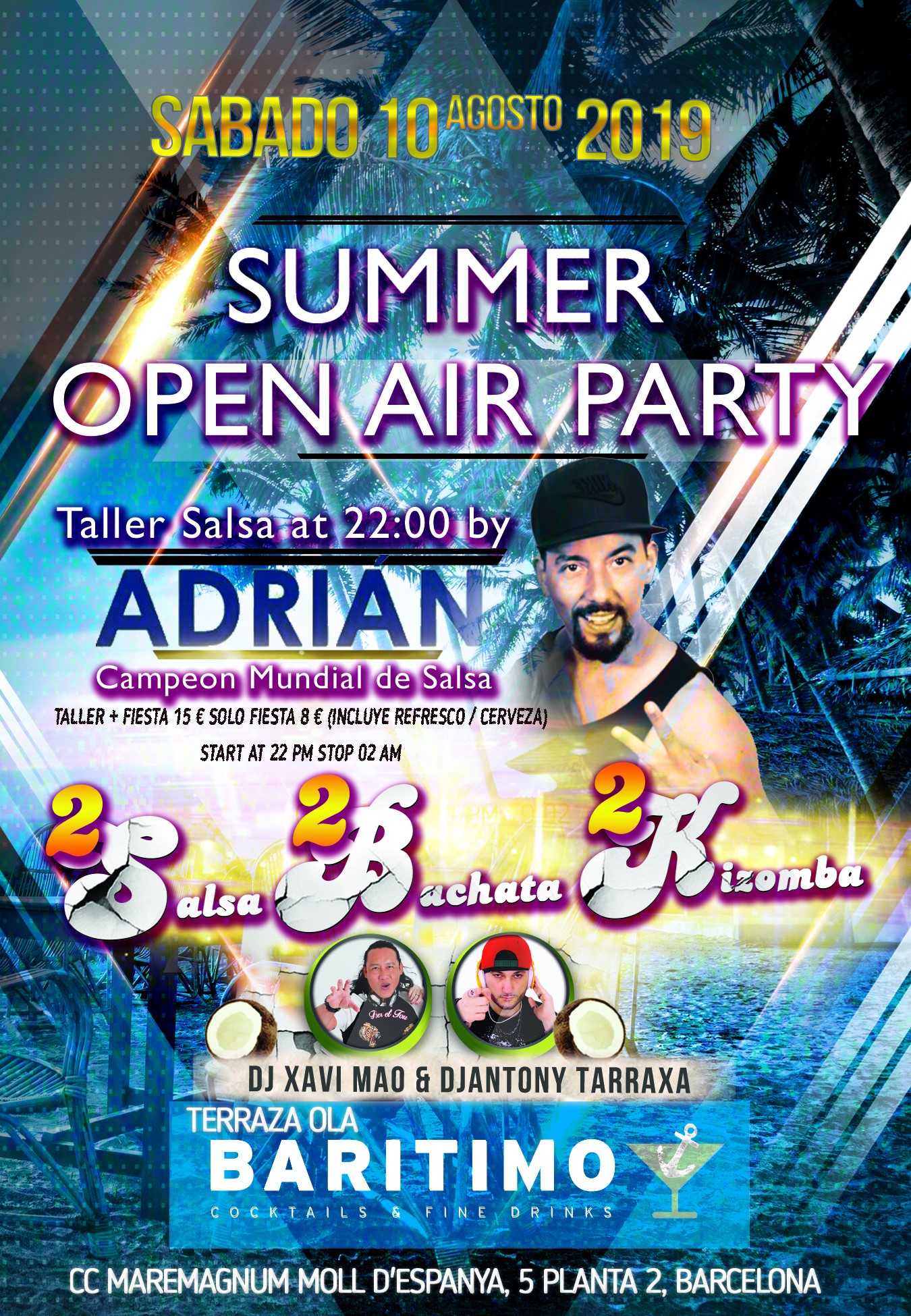 Barcelona SBK 10 Agosto - Summer OPEN AIR PARTY
