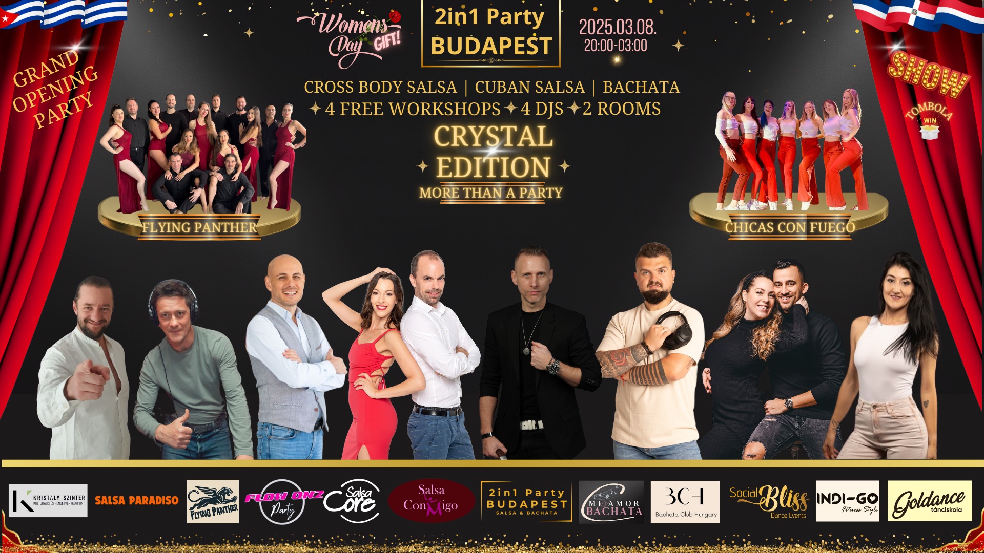 2in1 Party Budapest Women's Day Party Crystal Edition