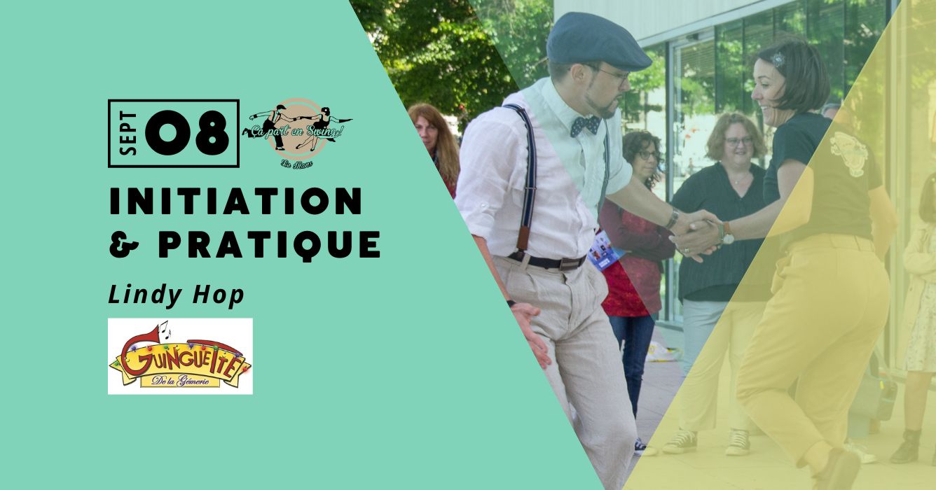 Initiation Lindy Hop + Concert Frim Fram Swing Guinguette de la Gèmerie