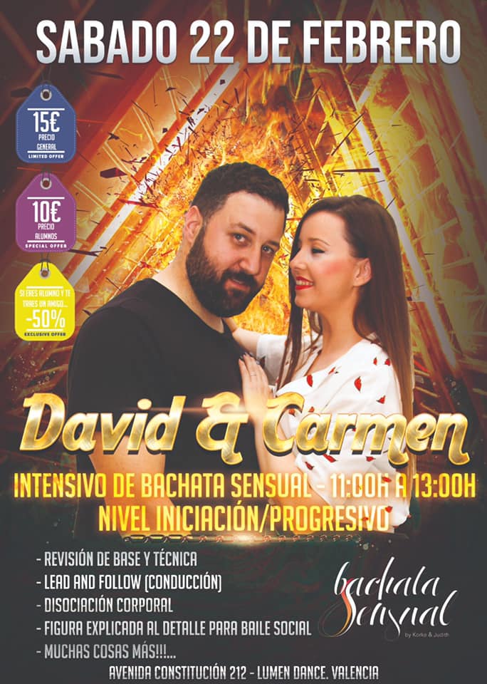 Intensivo de bachata sensual en valencia