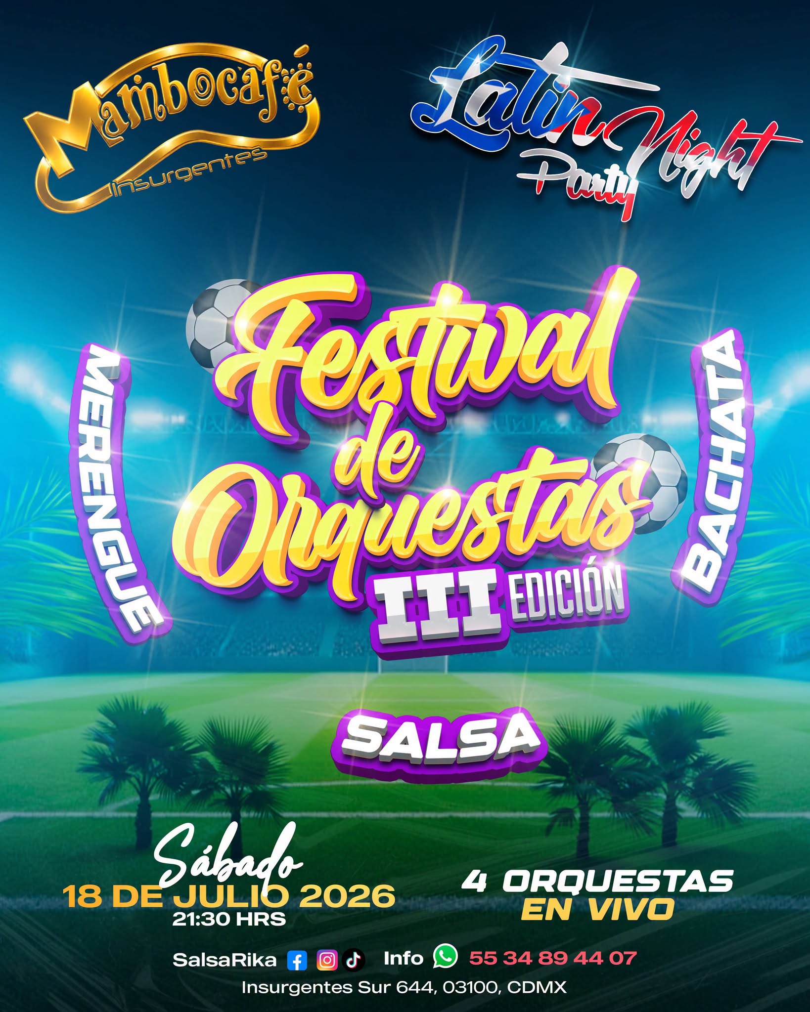 LATIN NIGTH PARTY trae para ti UNA NOCHE la mejor rumba de la CDMX