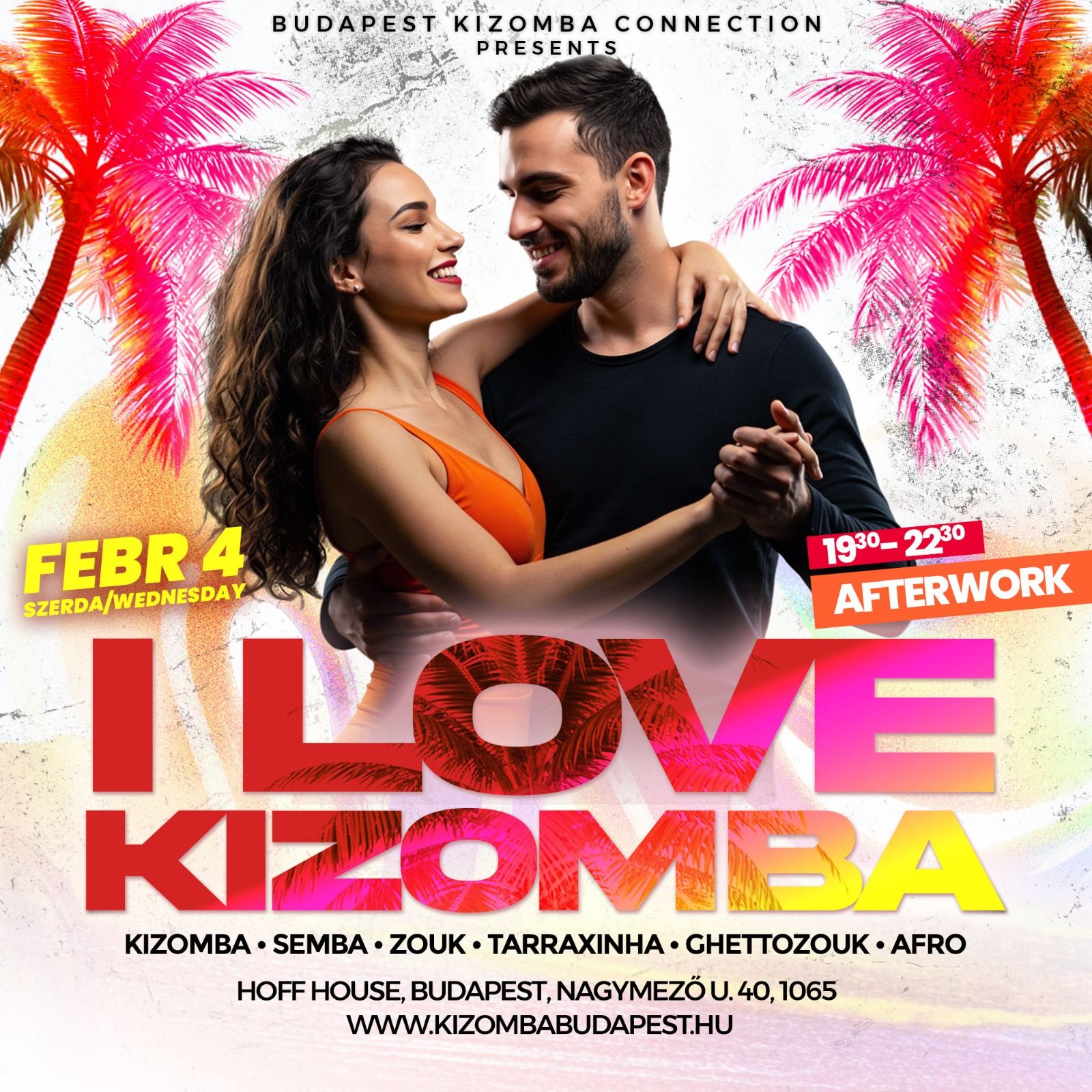 I LOVE KIZOMBA Afterwork Party FEB4 Hoff House