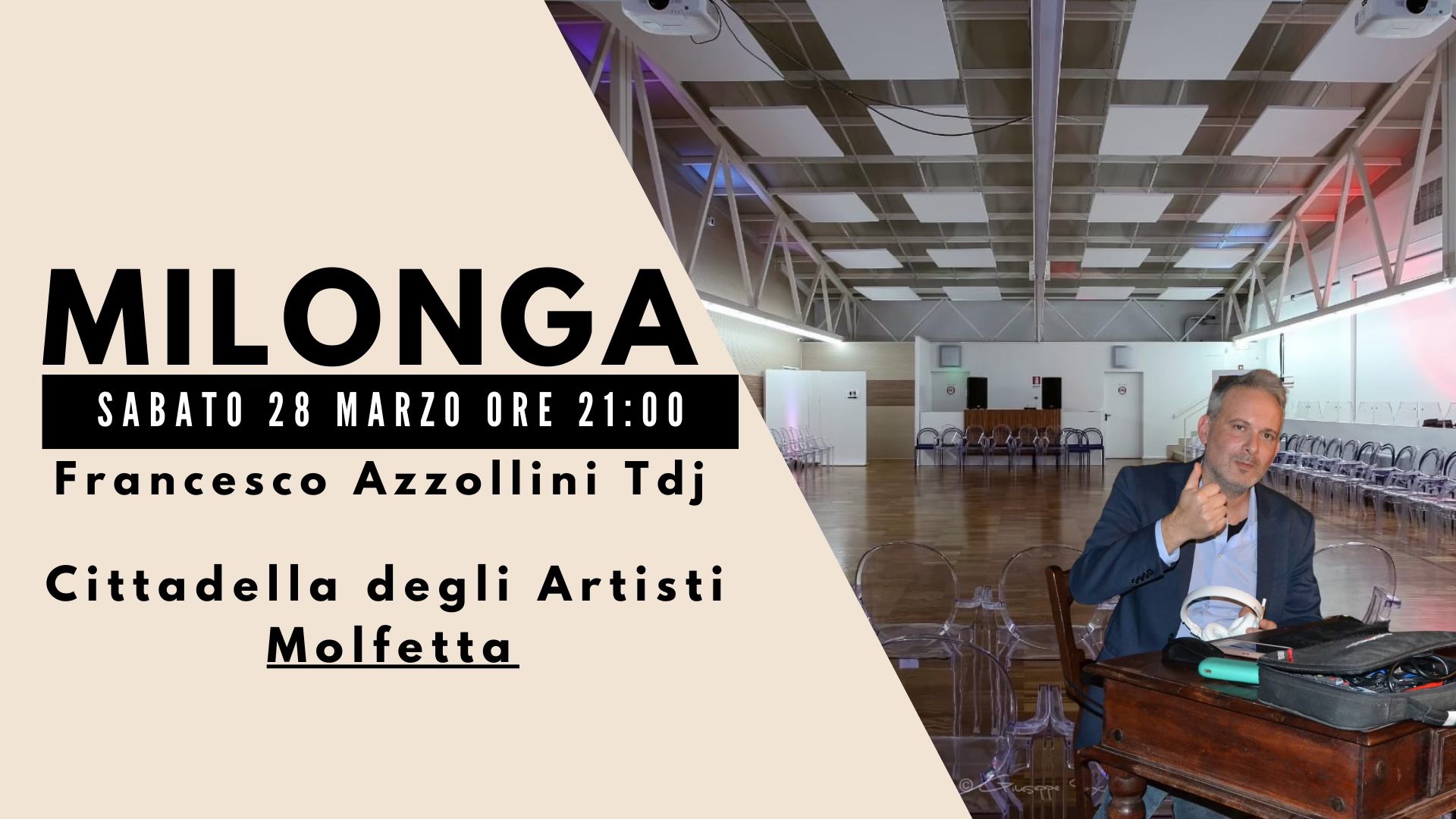 Milonga alla Cittadella degli Artisti - Francesco Azzollini Tdj
