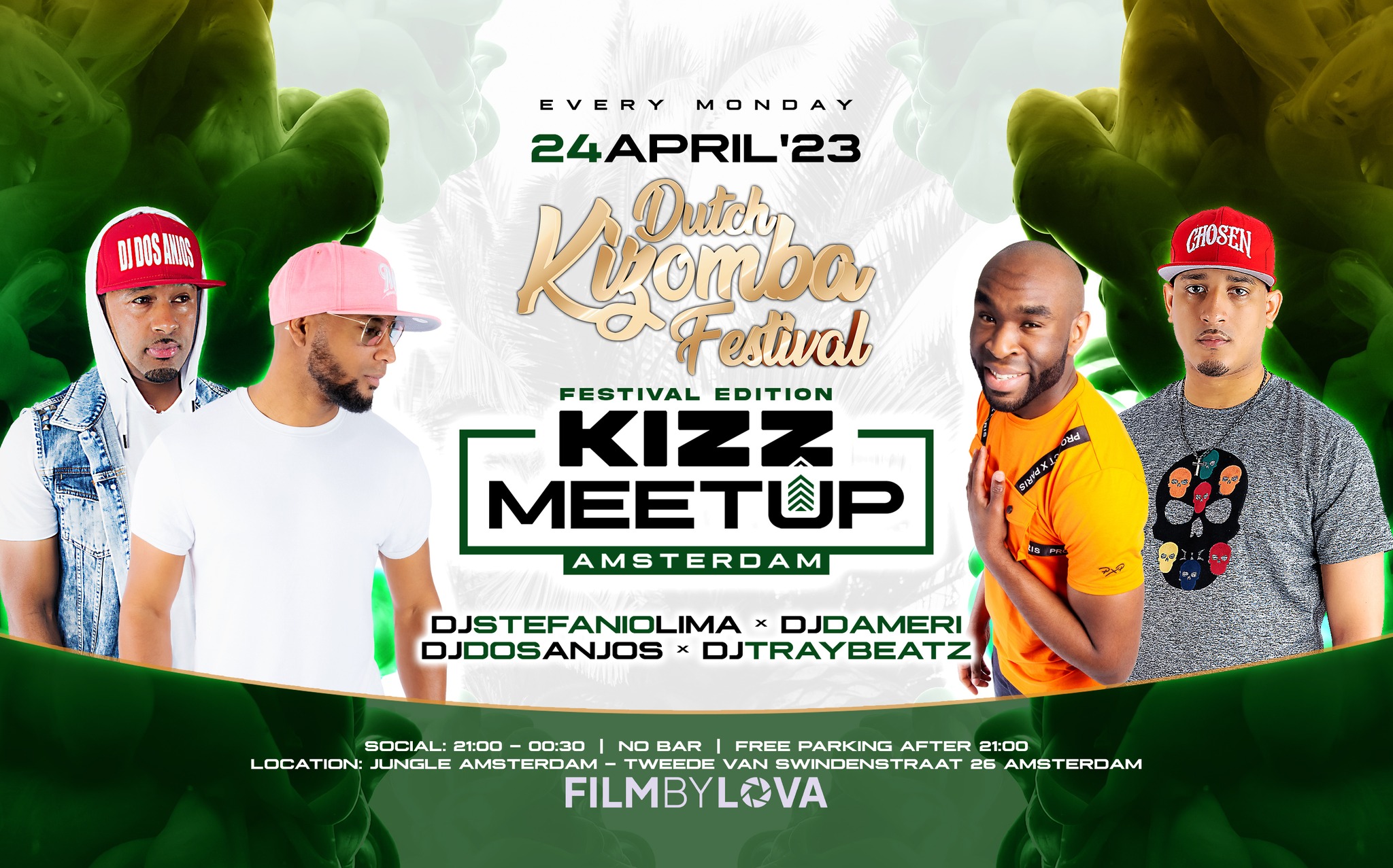 KIZZ MeetUp 'Festival Edition': Dutch Kizomba Festival Stefanio Lima x Dameri x Dos Anjos x TBeatz