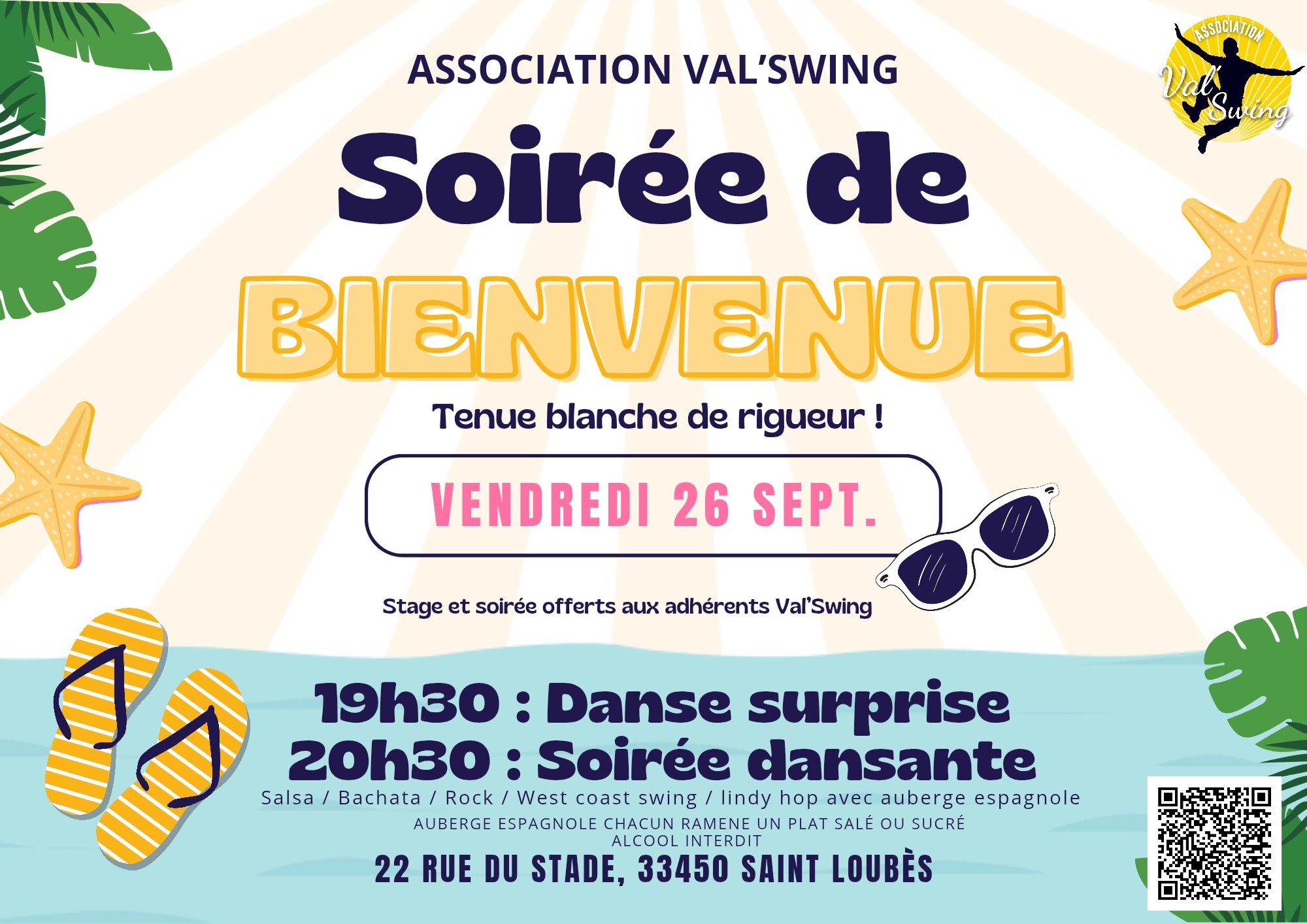 Soirée de bienvenue !