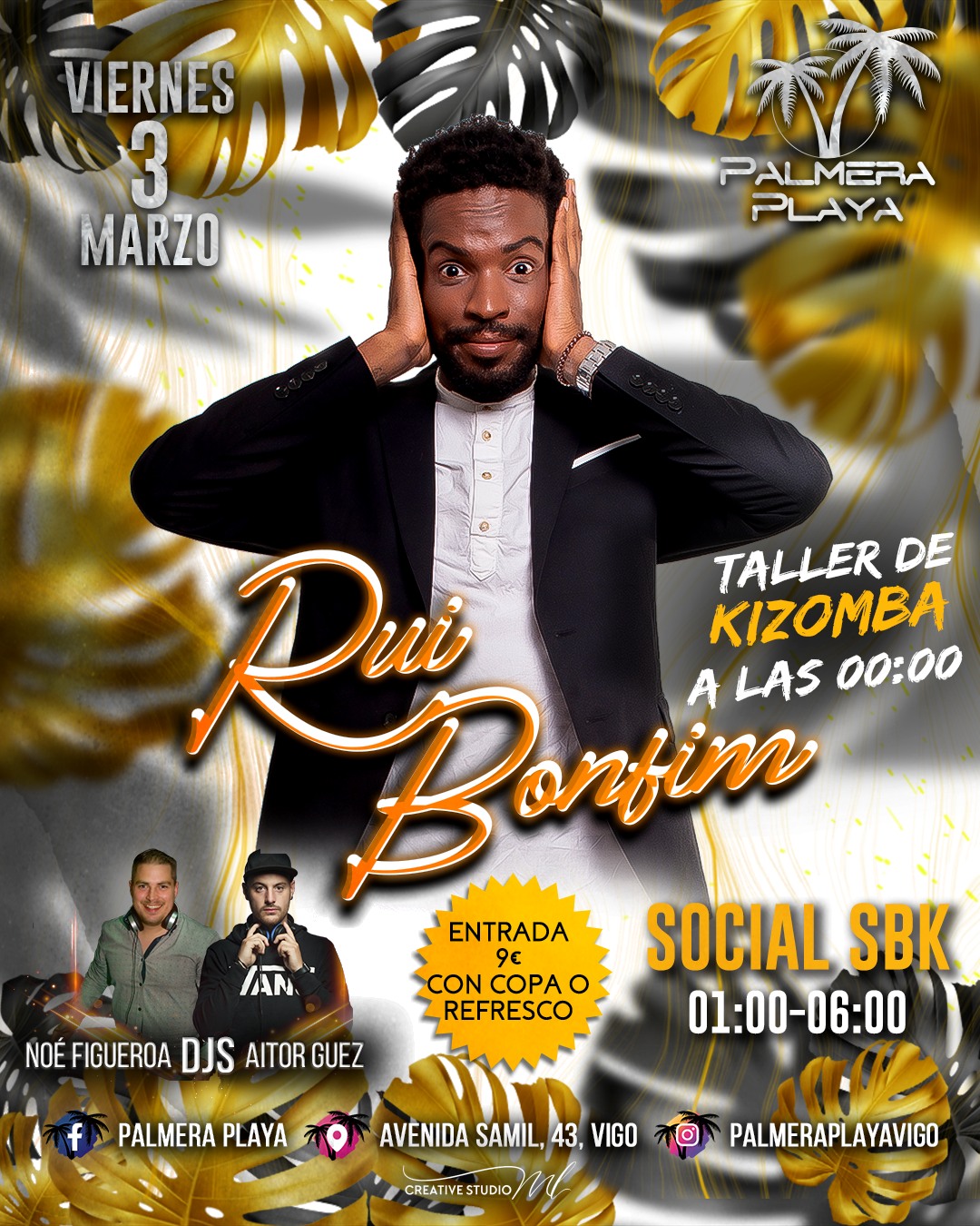 Rui Bonfim en Palmera Playa!