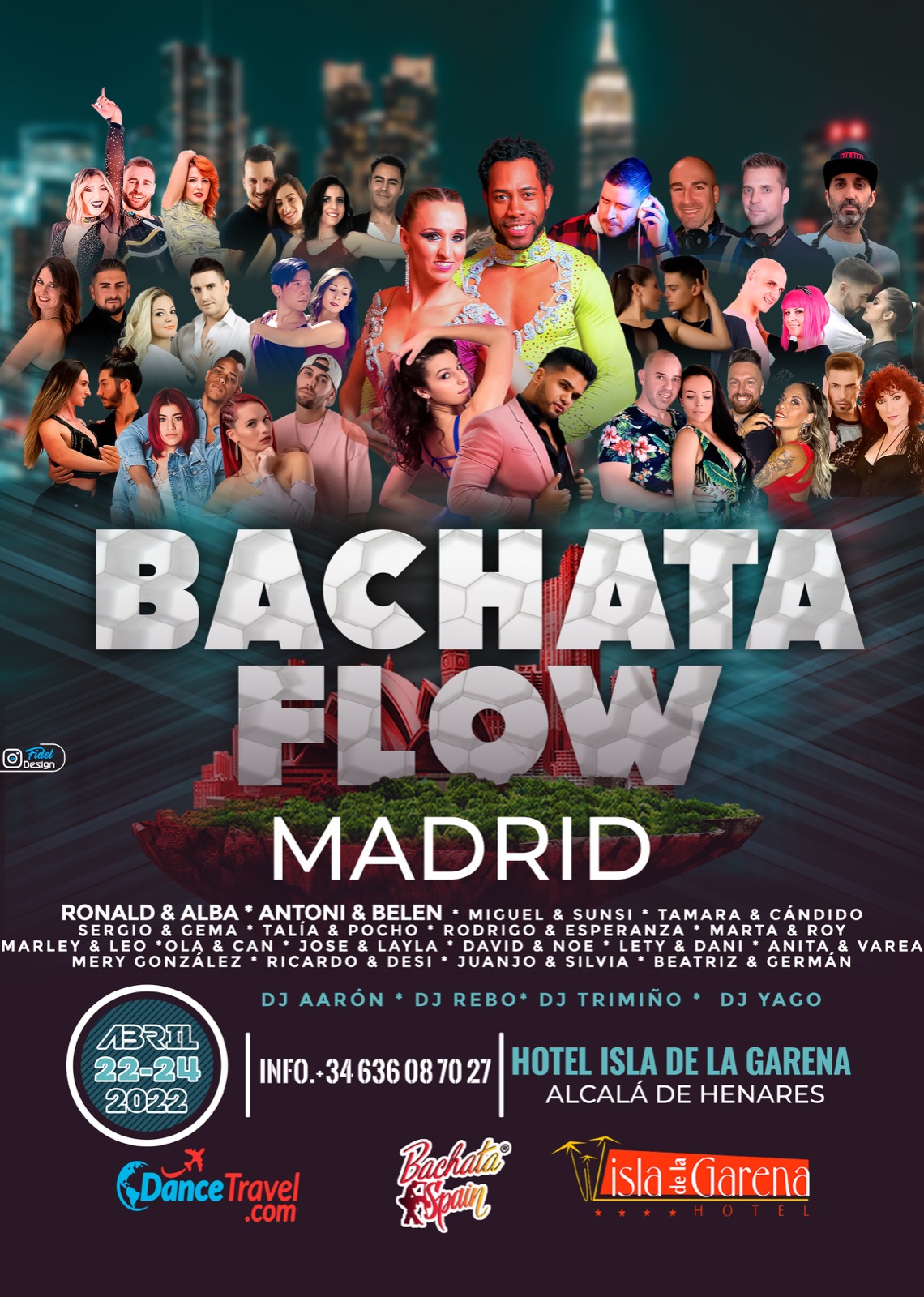 Bachata Flow - Madrid 22-24 Abril 2022