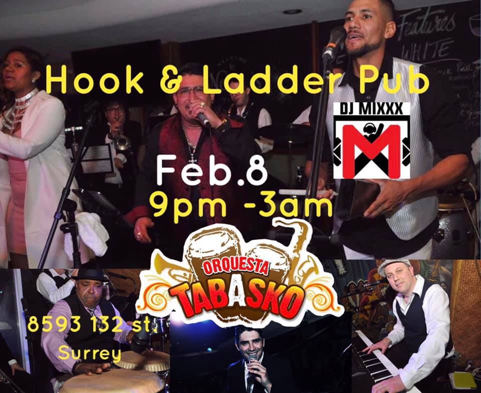 Orquesta Tabasko & Dj Mixxx at Hook and Ladder Pub