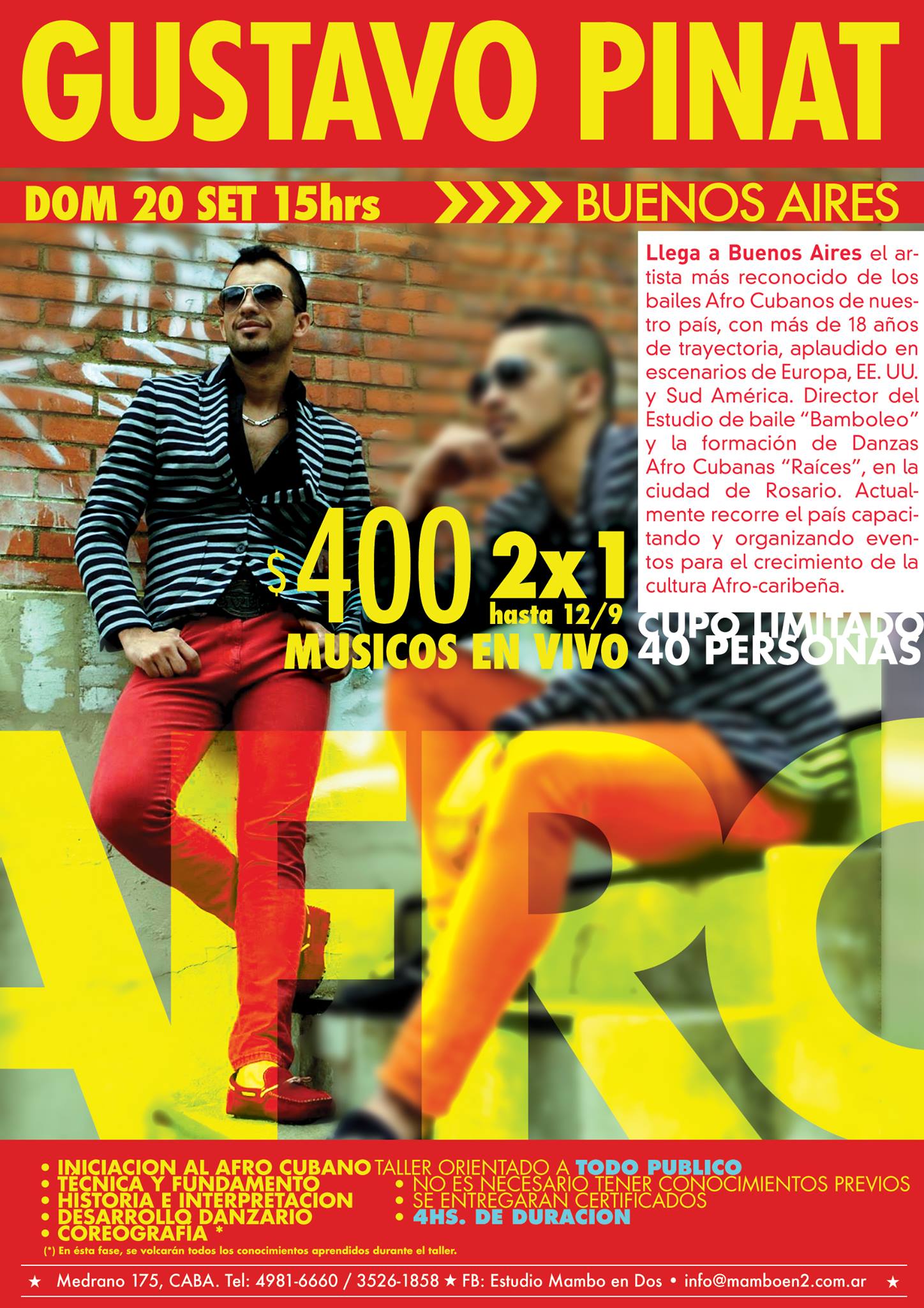 GUSTAVO PINAT EN BUENOS AIRES!!!!