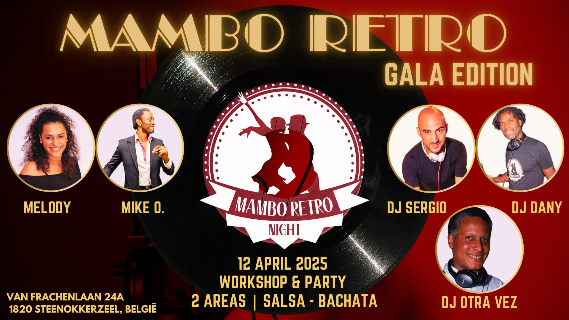 πππππ πππππ ππππ I 2 Rooms I Salsa I Bachata - Sat.12. April @ Steenokkerzeel