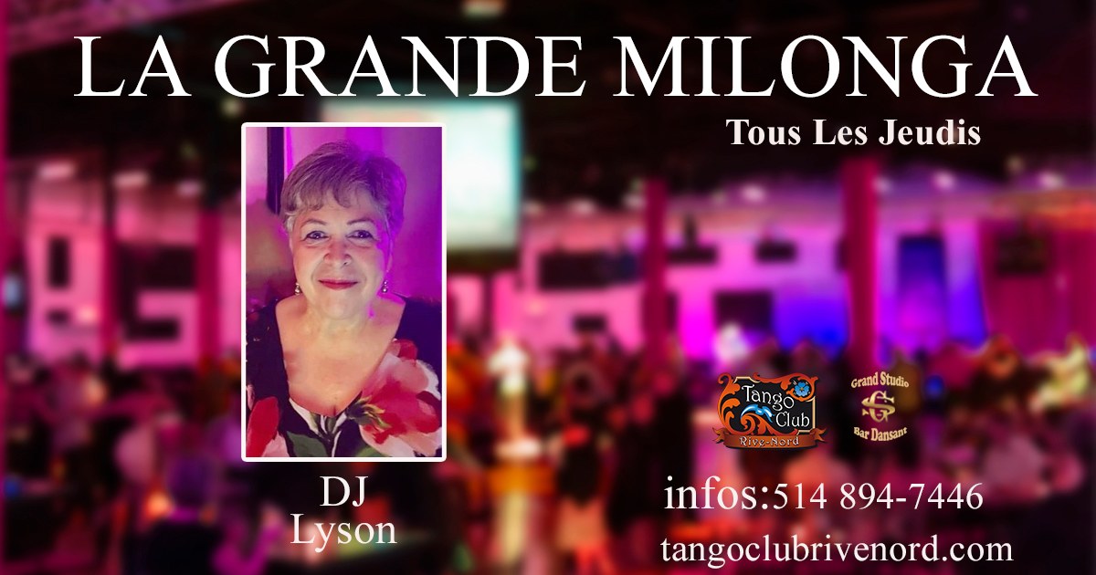La Grande Milonga Dj Lyson
