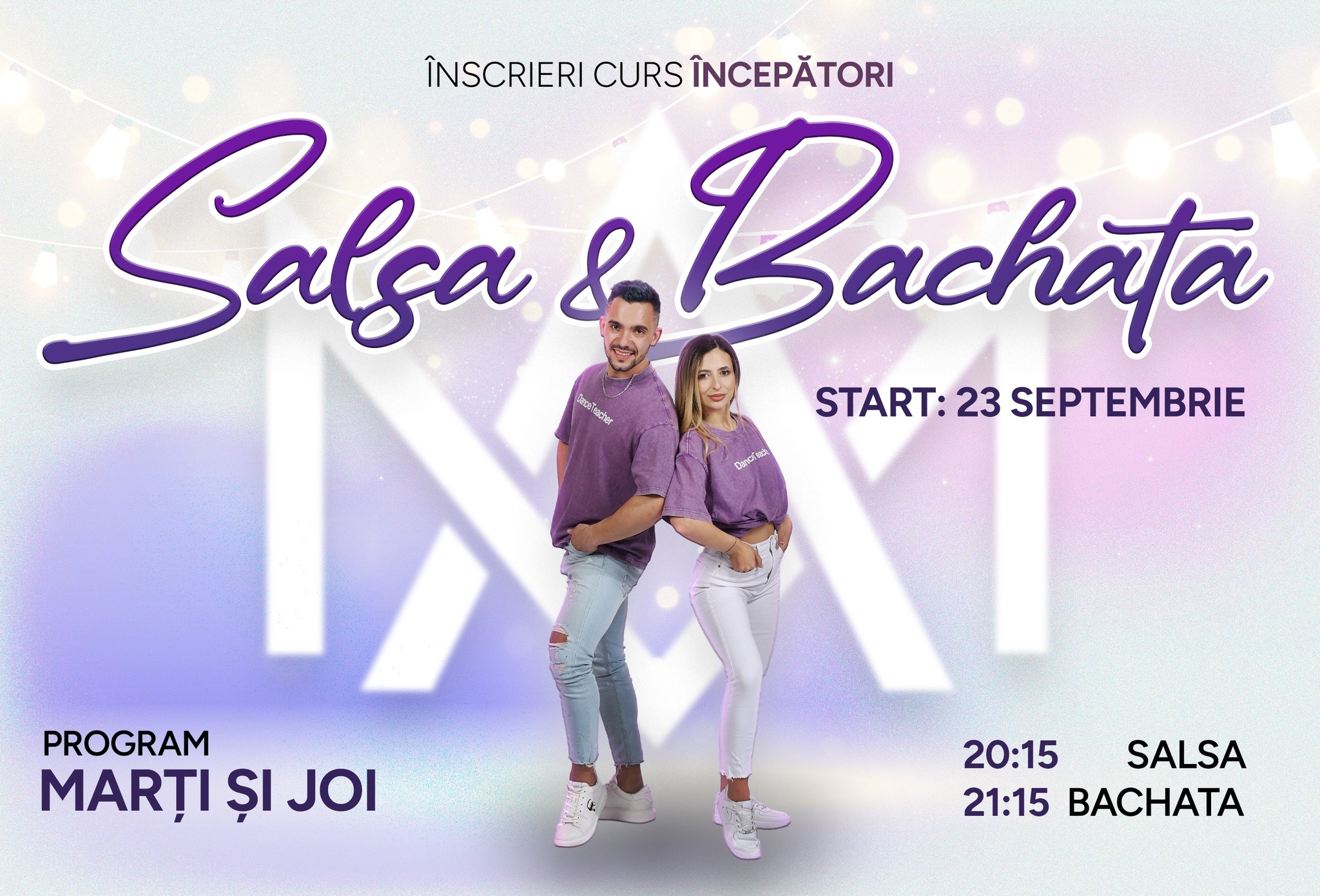 Înscrieri Salsa & Bachata începători