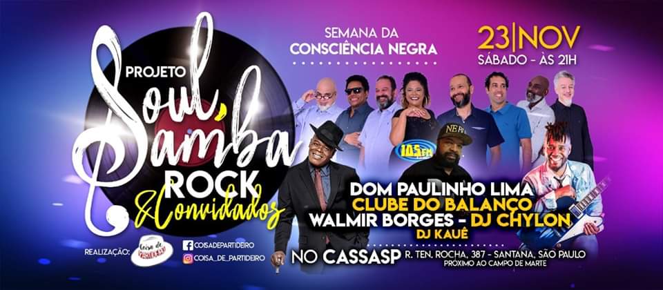 Projeto Soul, Samba Rock & Convidados