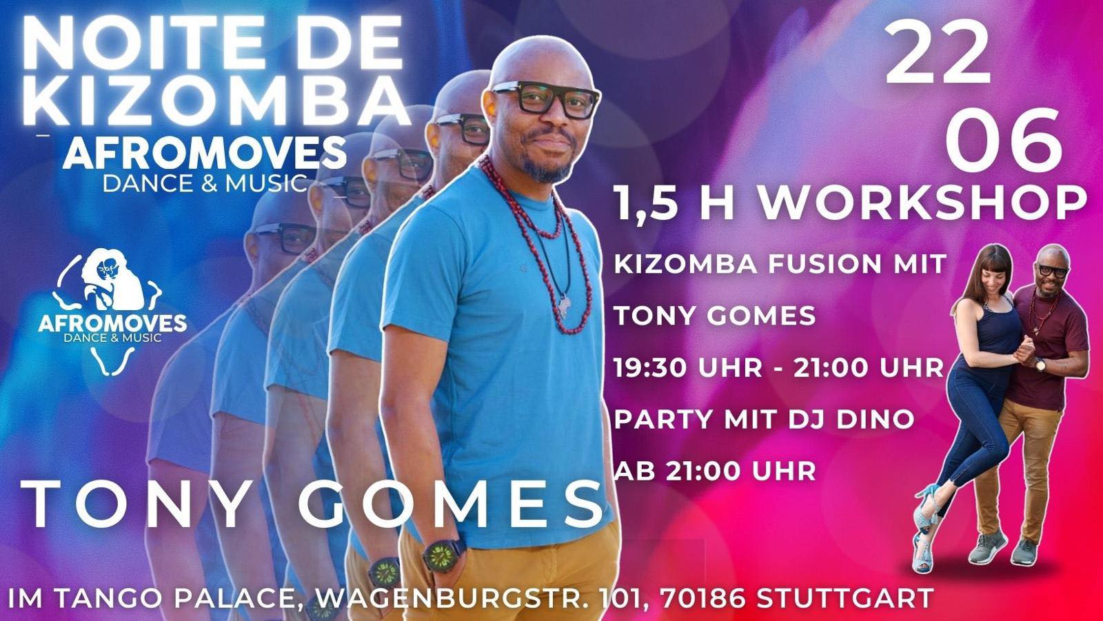 22.06.24 NOITE de KIZOMBA Workshop & Party