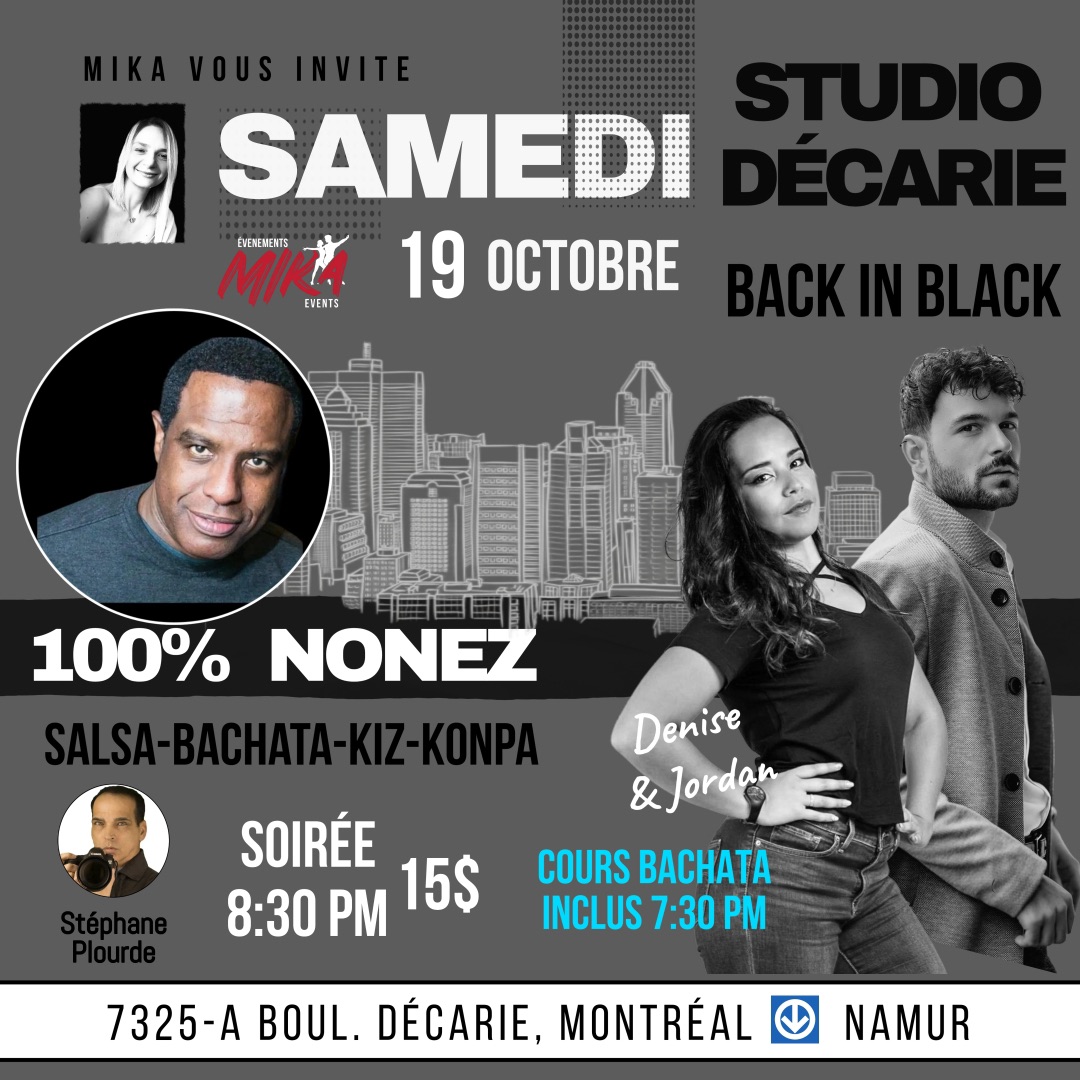 SAMEDI 19 octobre, RÉOUVERTURE saison 2024-25