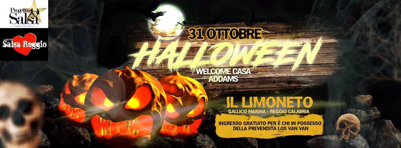 *Halloween Limoneto DiscoLatino*con SalsaReggio&ProgettoSalsa*