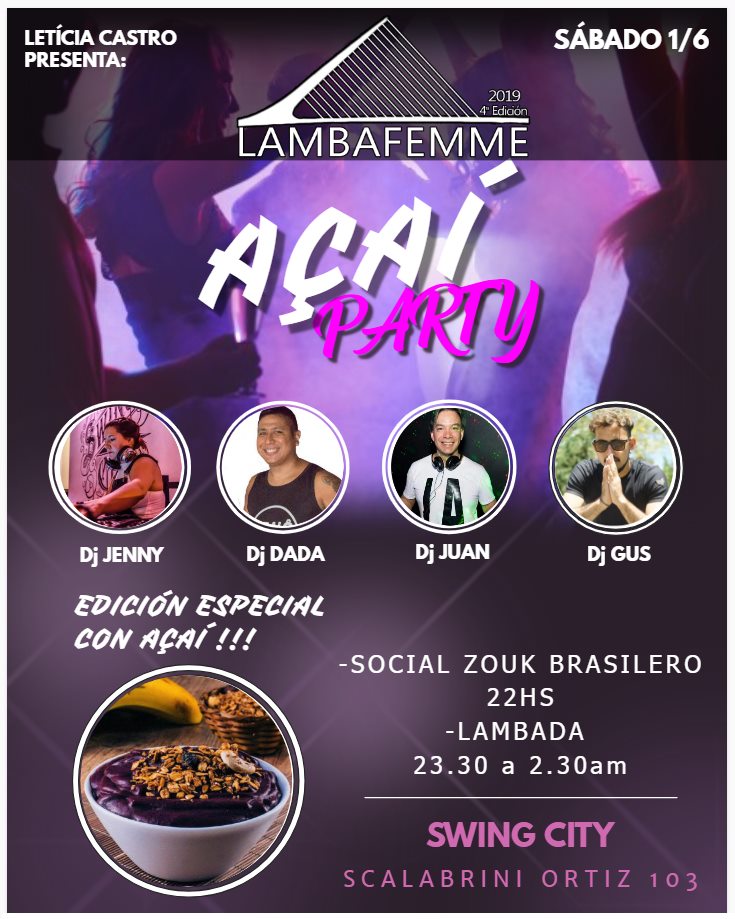 Lamba Femme AÇAI PARTY