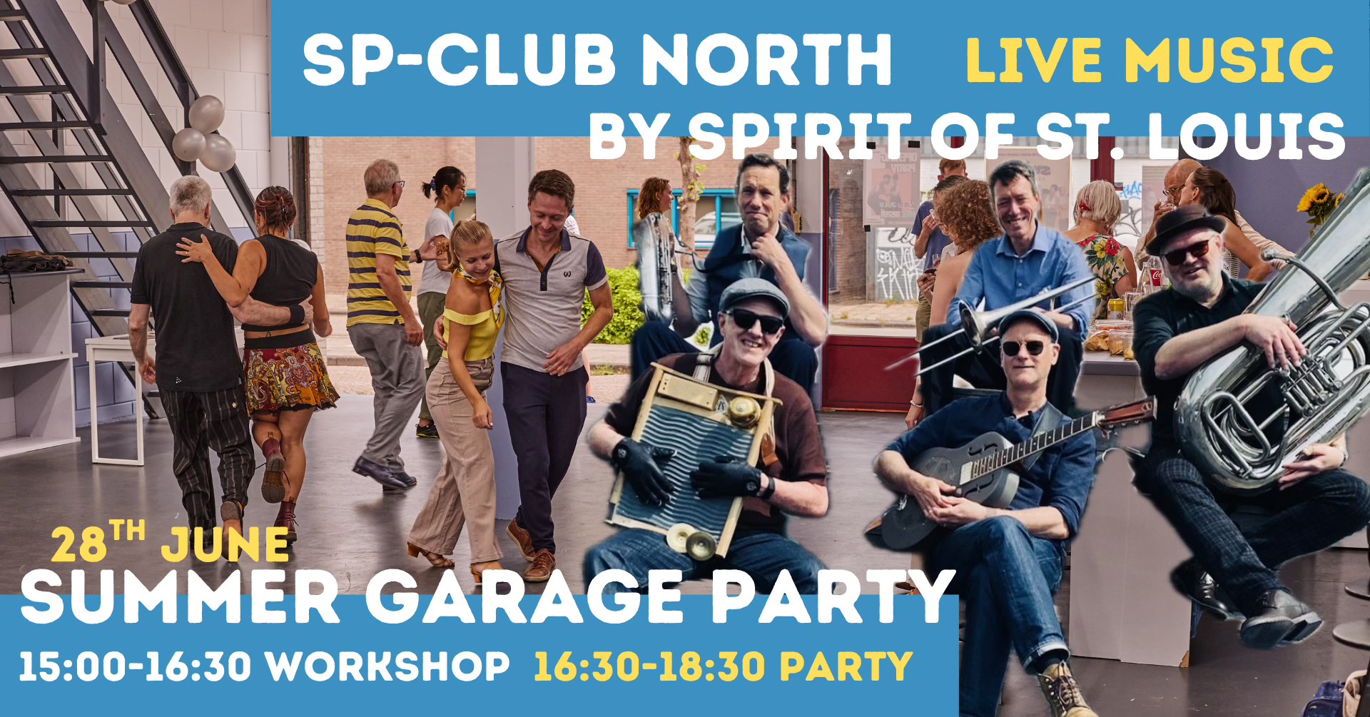 Summer Garage Party with Live Music by Spirit of St.Louis