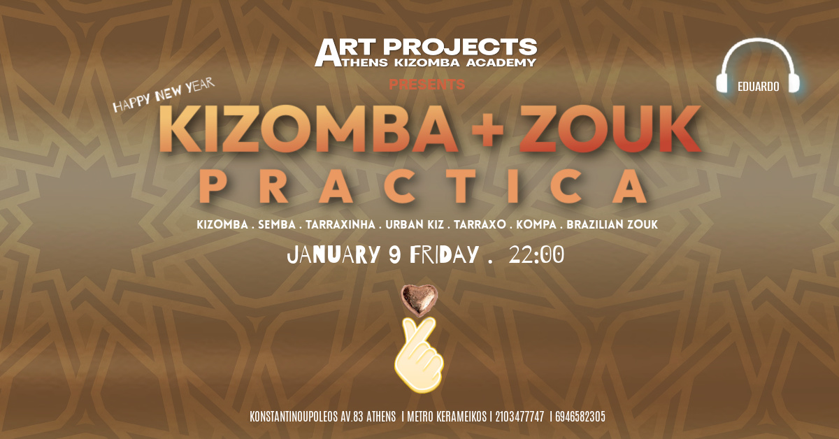 Athens Kizomba & Zouk Practica by Art Projects