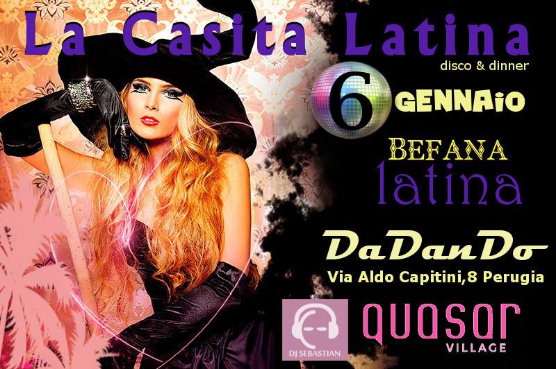 Befana Latina 6 gennaio 2016 dalle 22:30