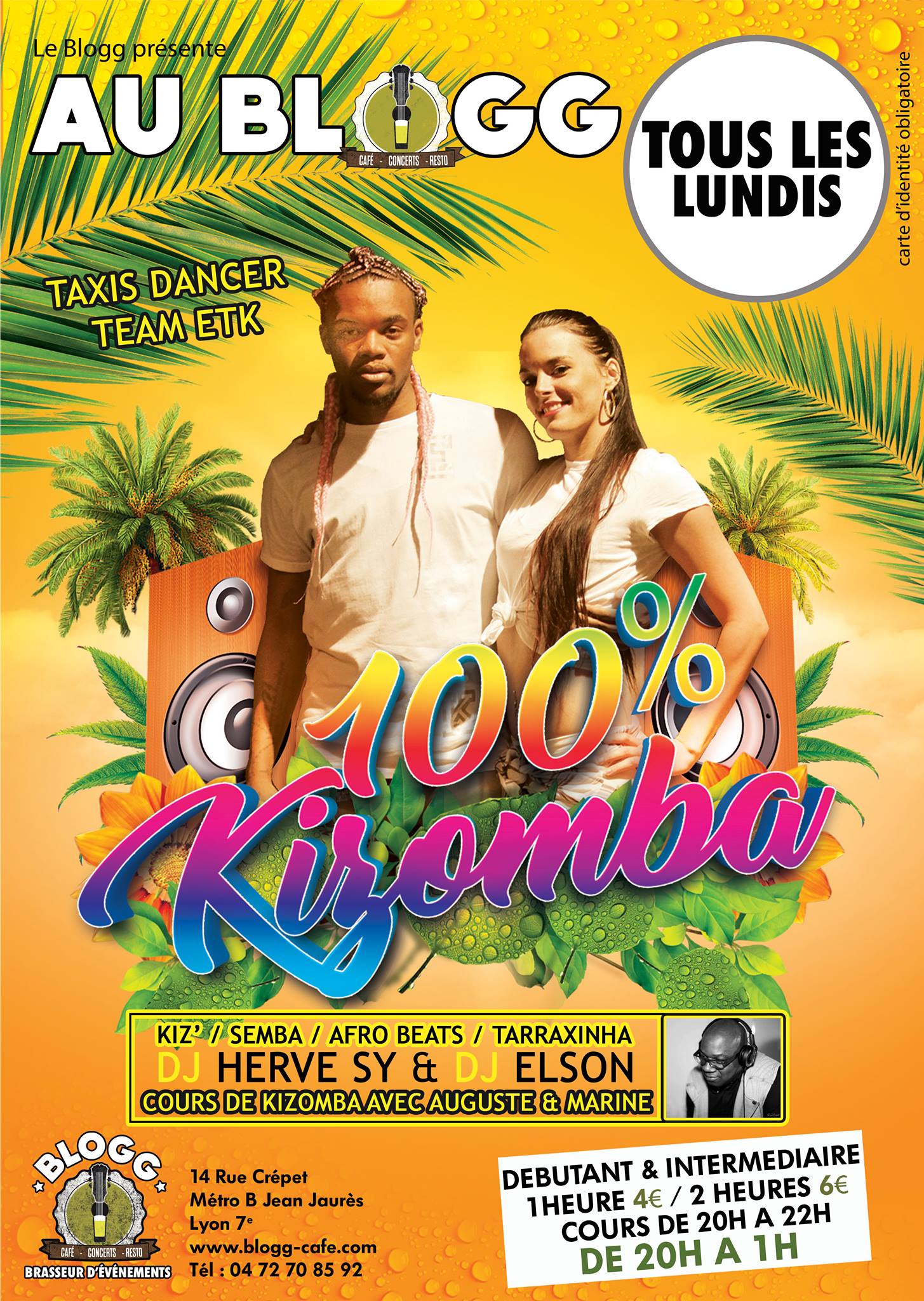 Lundi 2 Octobre - 100% Kizomba