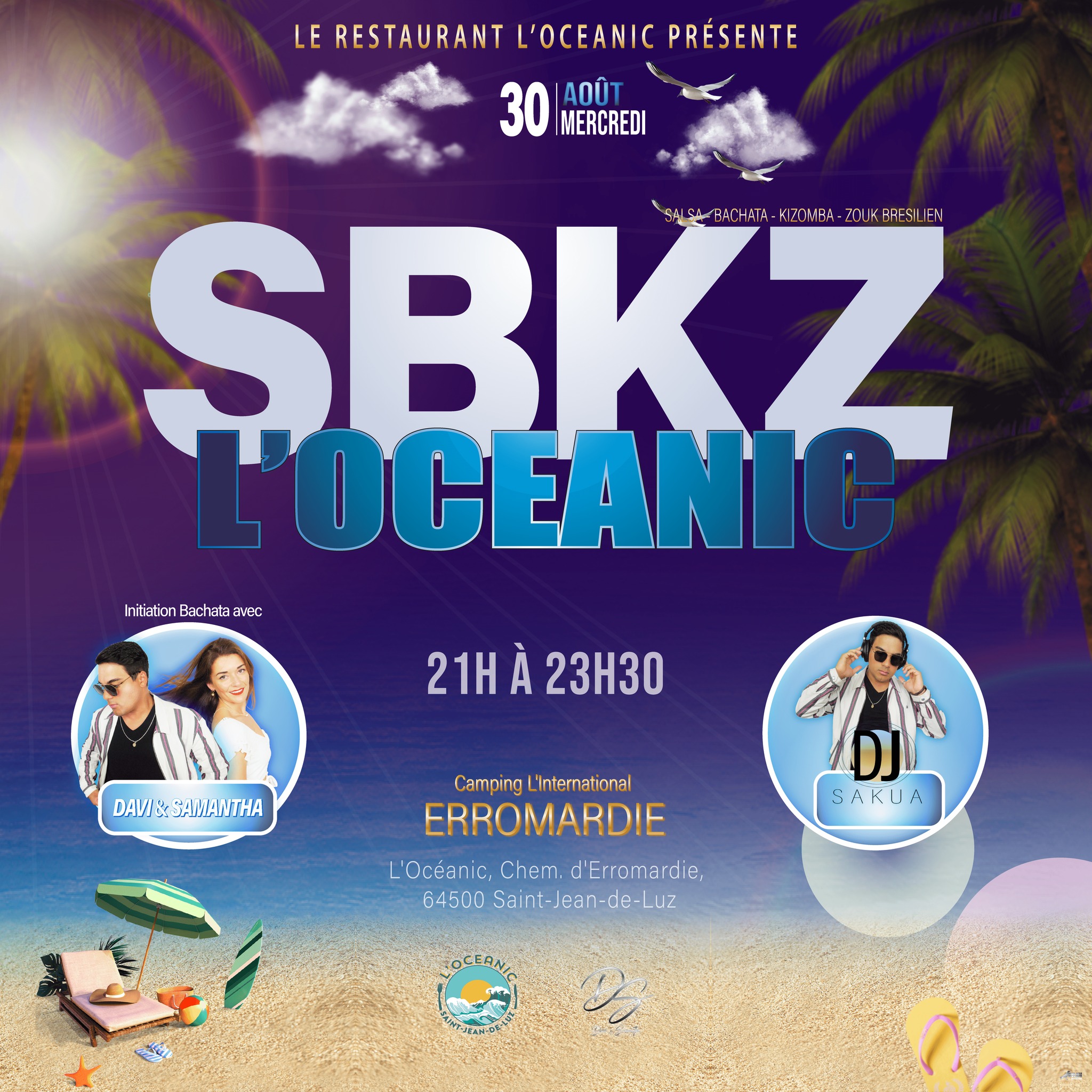 Soirée SBKZ à l'Océanic - SAINT-JEAN DE LUZ -