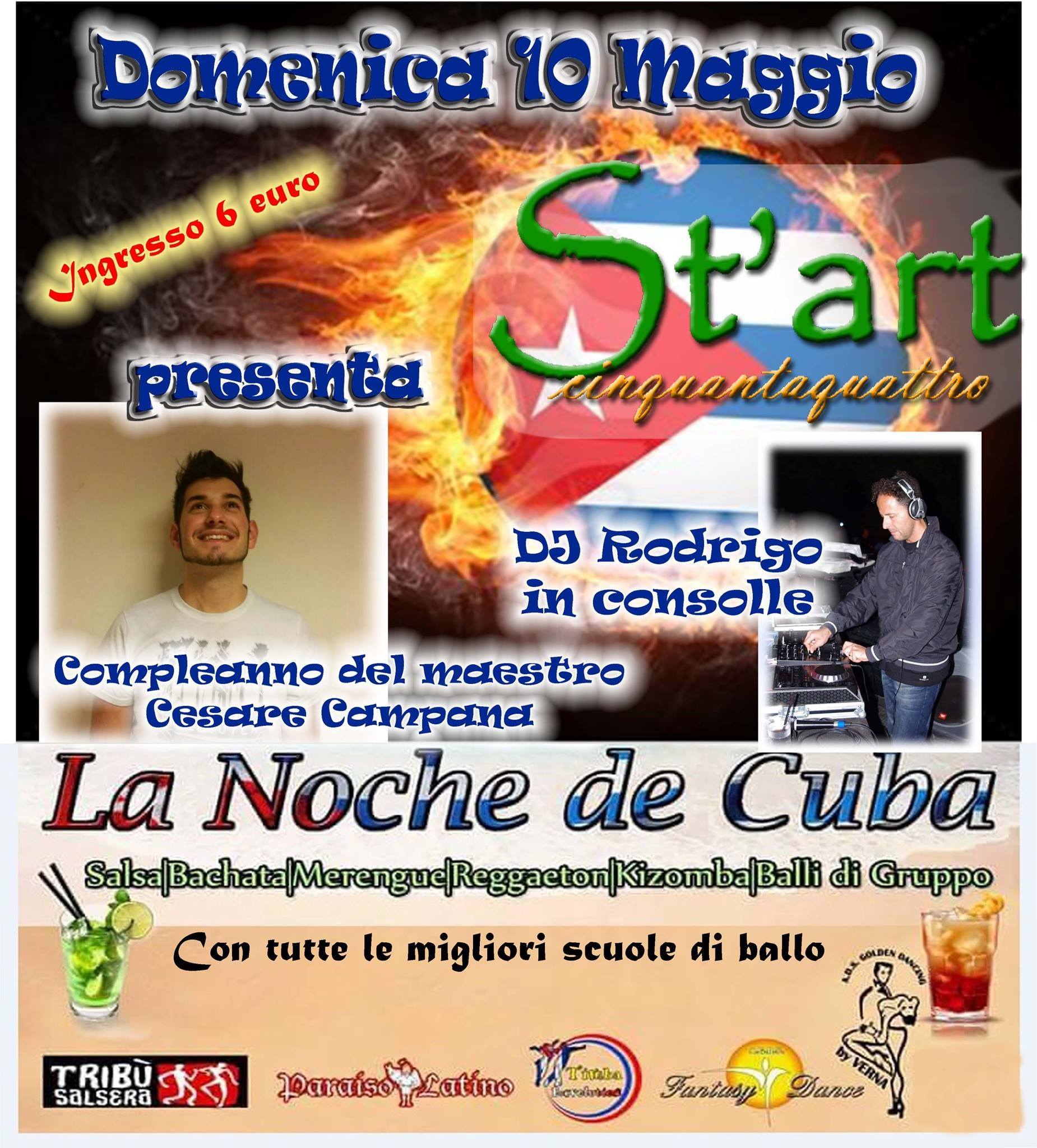 START CARAIBICO AVEZZANO * Domenica 10 Maggio *