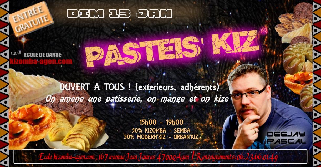 Pasteis' Kiz - Dim 13 Janv 2019 . Kizomba Semba . Agen (47)