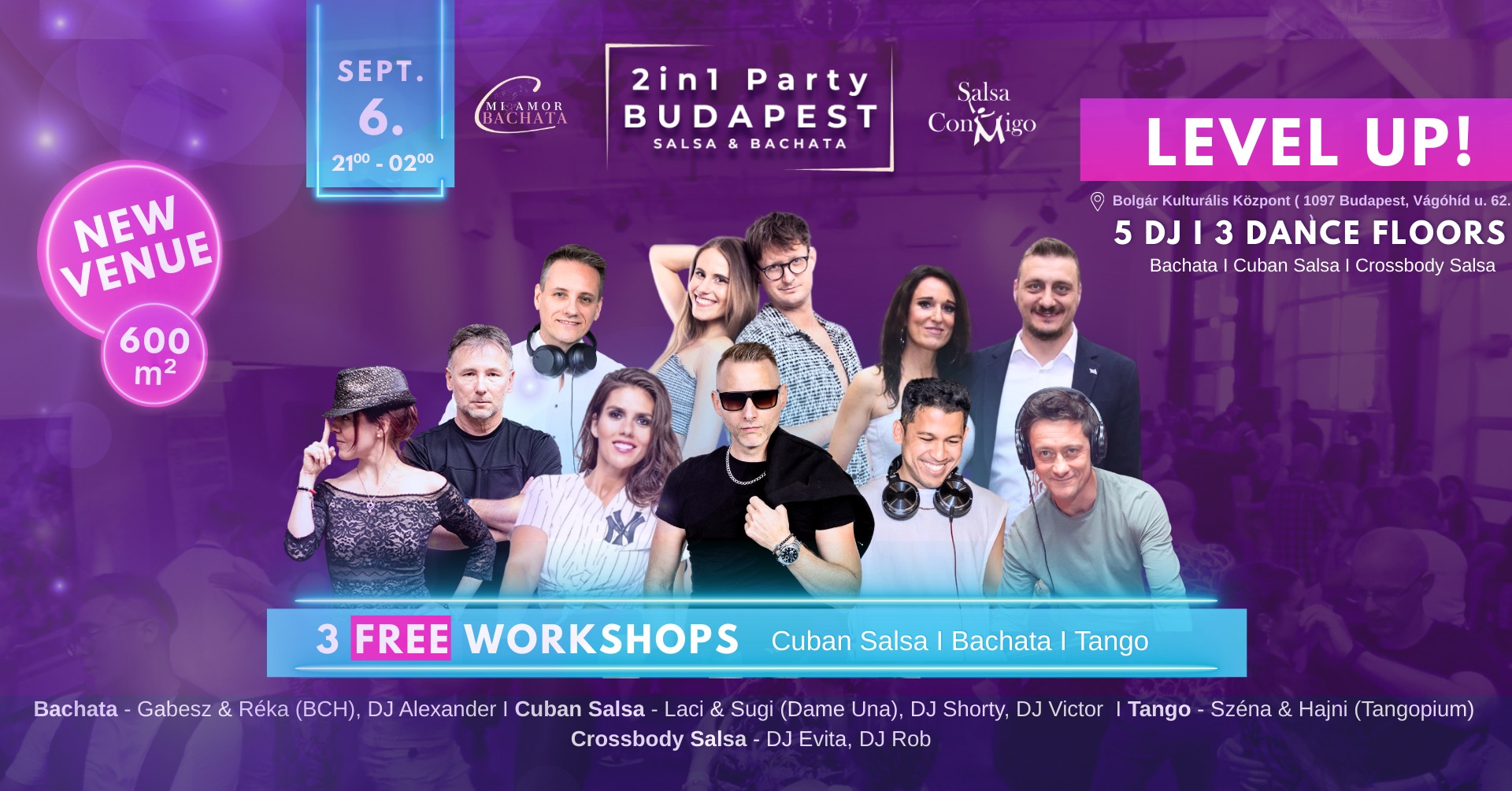 2in1 Party Budapest LEVEL UP September