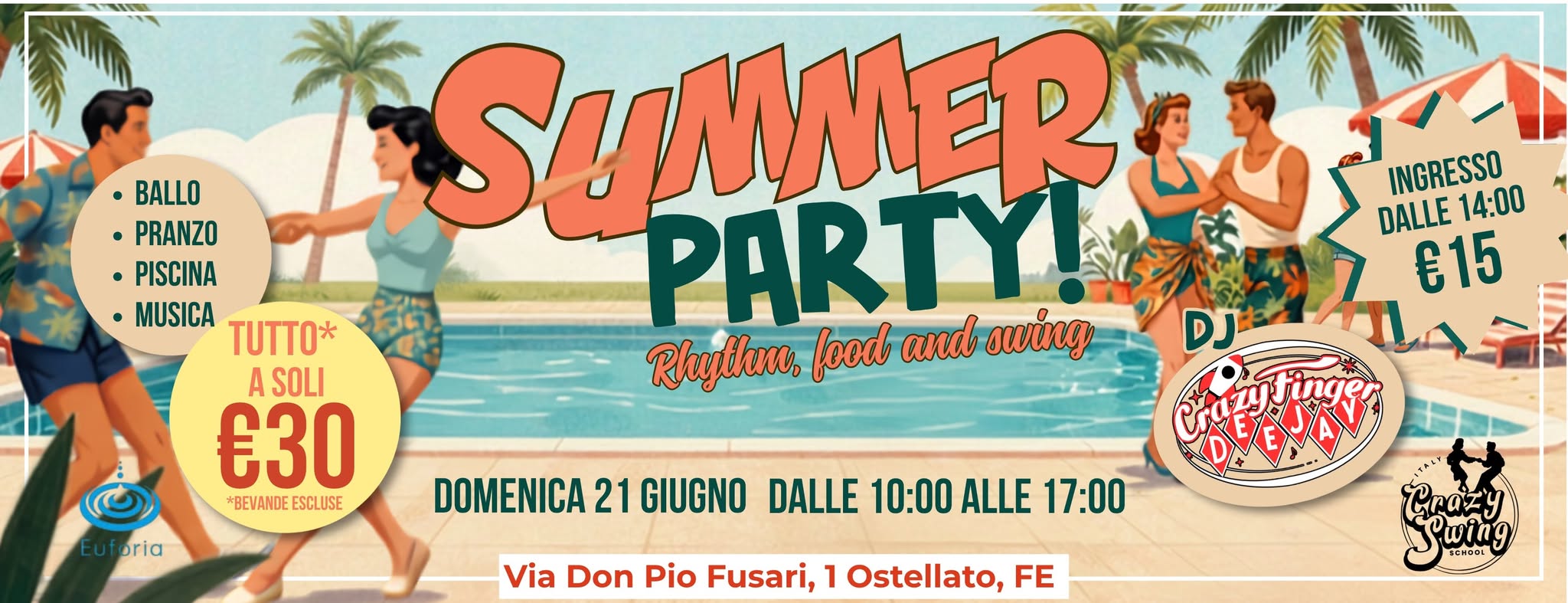 SUMMER PARTY - Swing & Swim