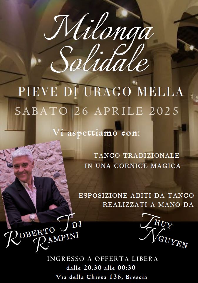 MILONGA SOLIDALE DI BENEFICENZA