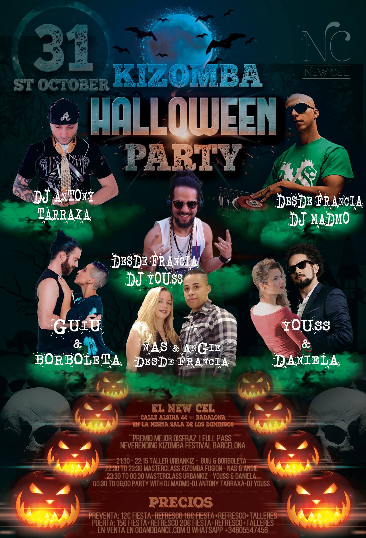 Kizomba Barcelona 31 Octubre Halloween