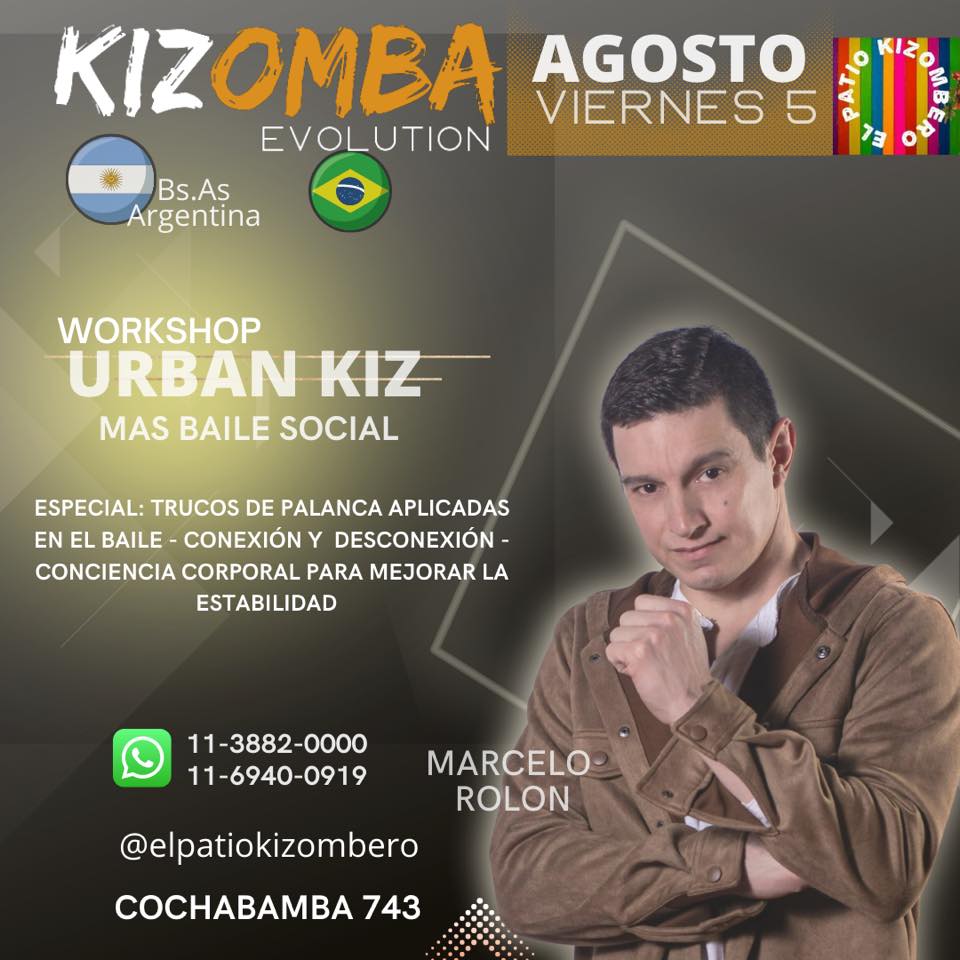 KIZOMBA EVOLUTION’ WORKSHOP Y BAILE