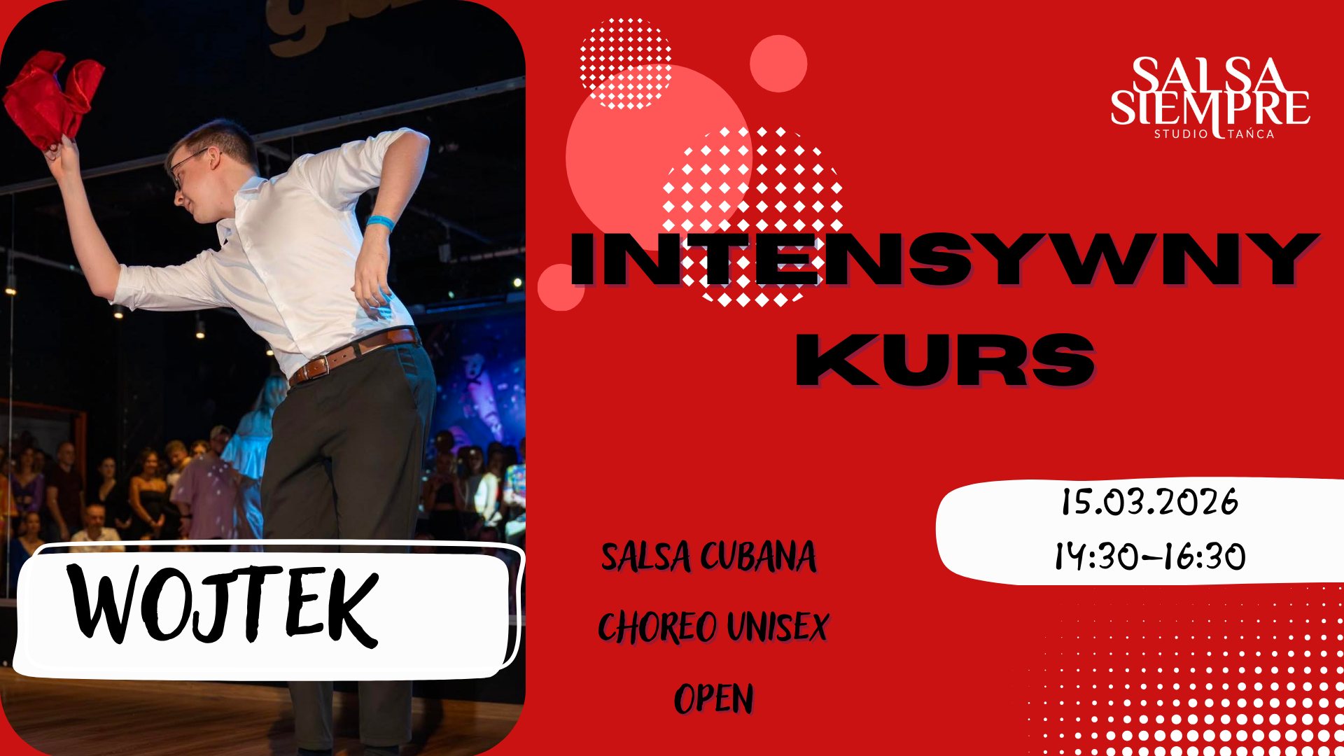 Intensywny kurs! Salsa Cubana choreo unisex open!
