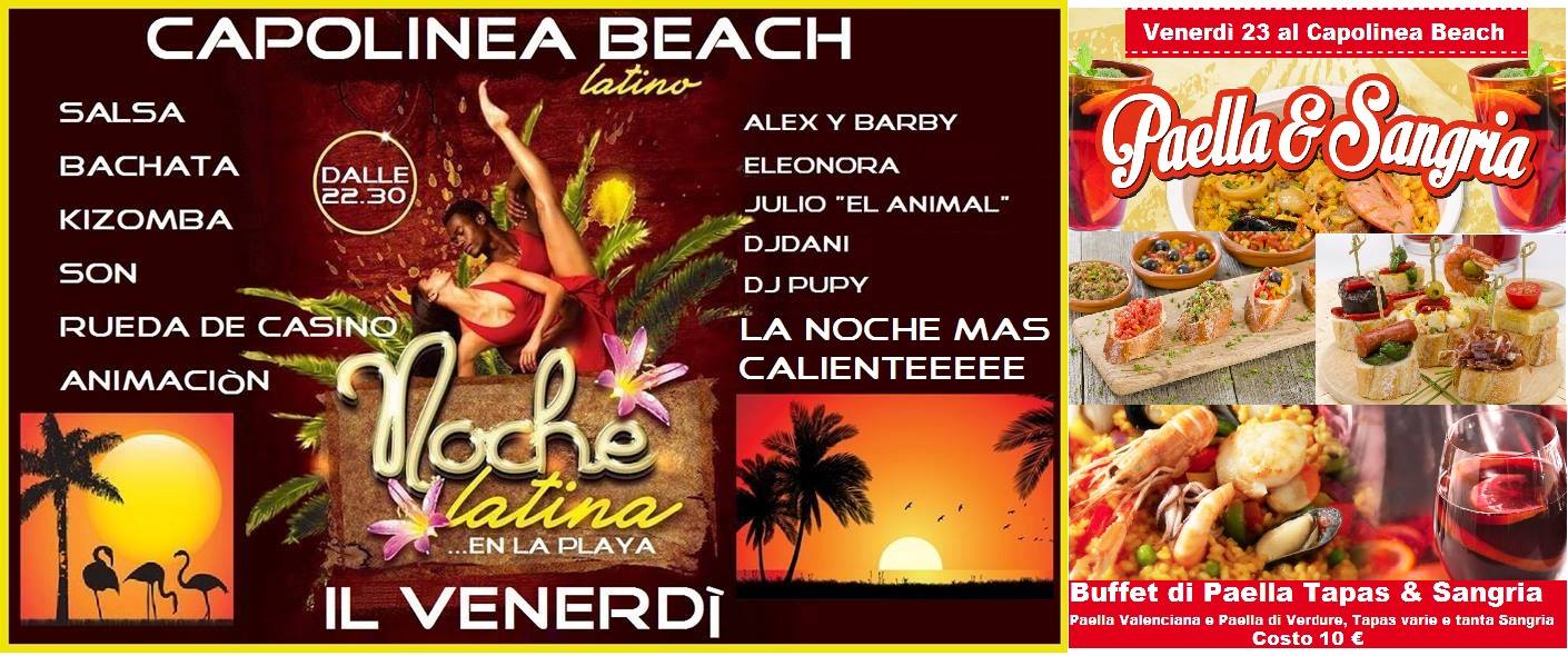 La Noche Latina - Il Venerdì del Capolinea Beach!
