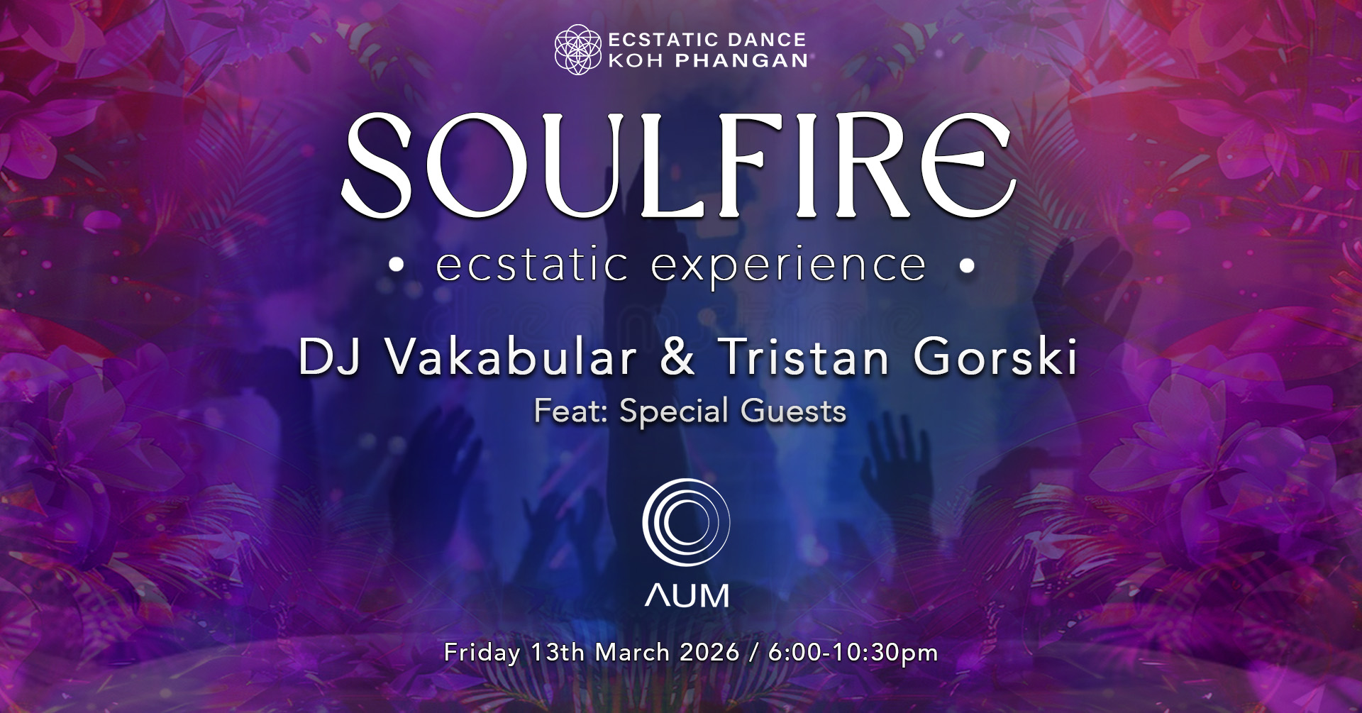 ๐๐๐๐๐
๐๐๐ ๐ฅ Ecstatic Dance W Tristan Gorski & Vakabular