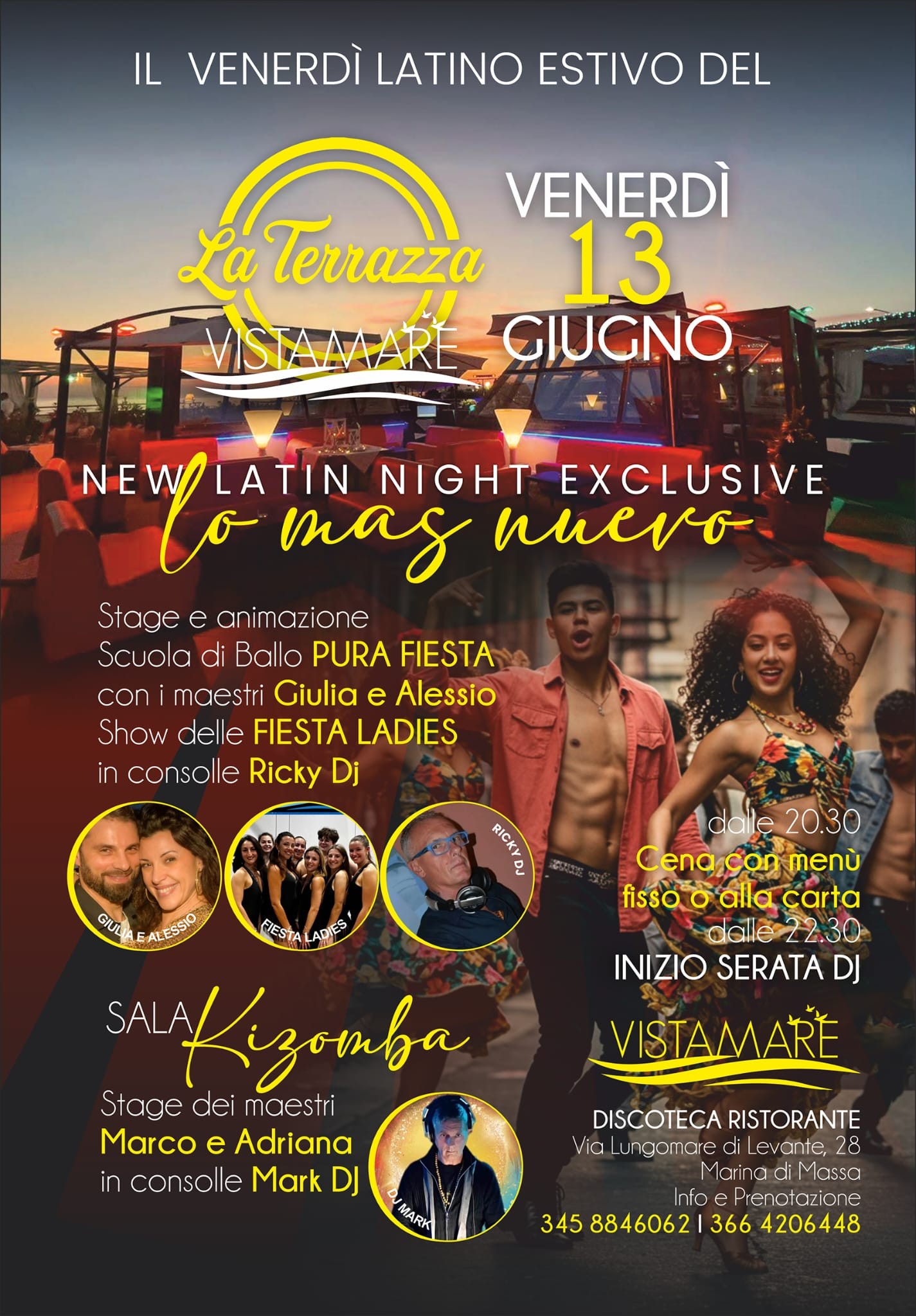🌟Vistamare Latin Night🌟La Terrazza Latina🌟