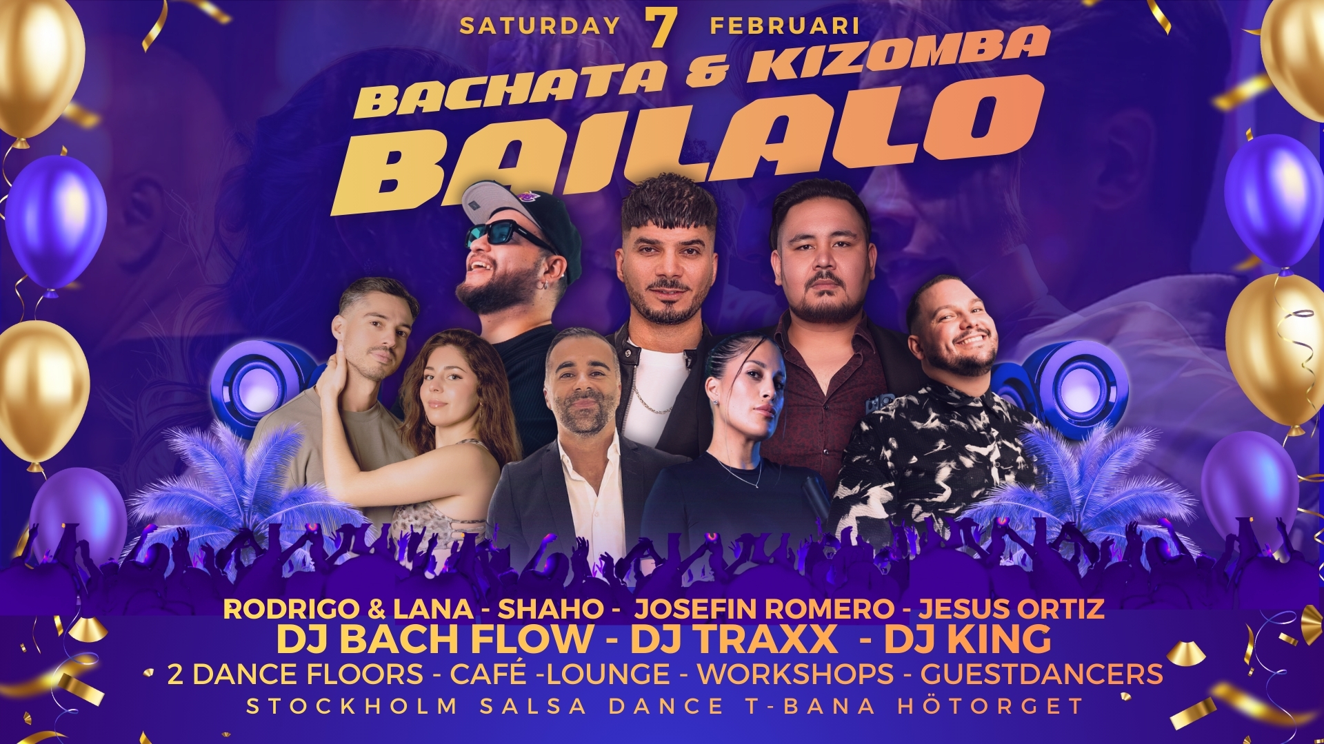 Bailalo Bachata & Kizomba party 7 Feb!