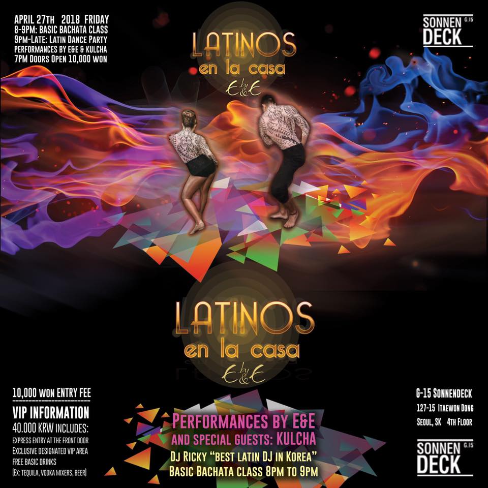“Latinos en la casa” Latin party in Seoul