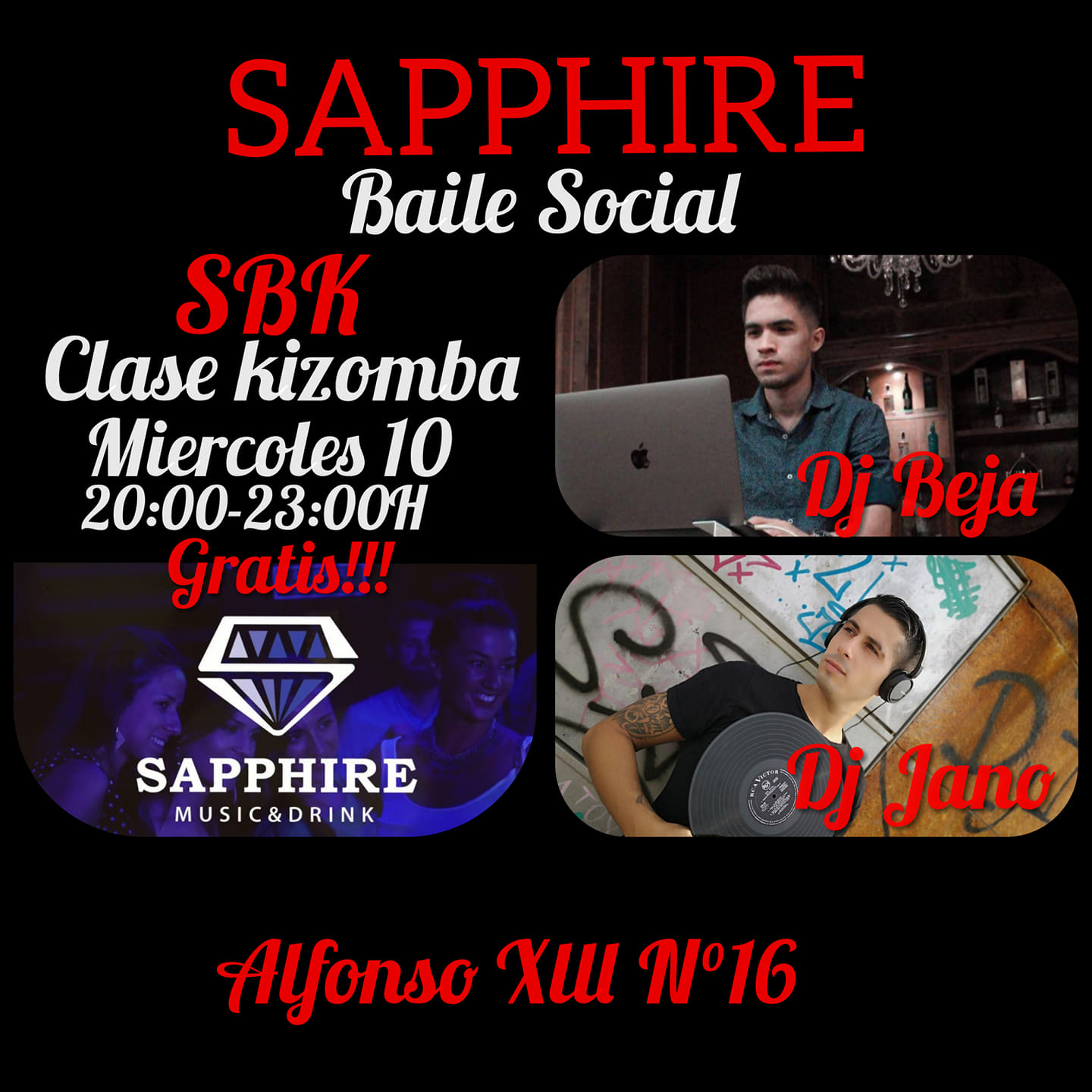 Baile Social +Clase Kizomba