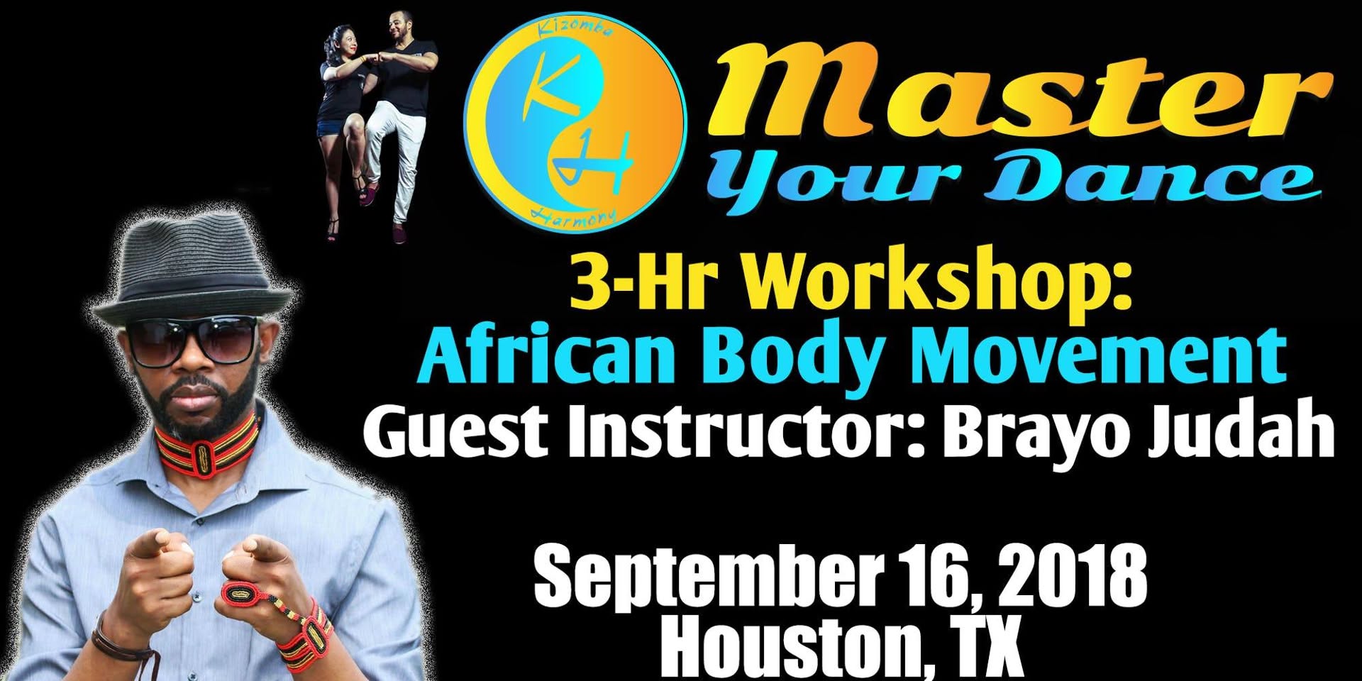 Master Your Dance African Body Movement Workshop with Brayo Judah
