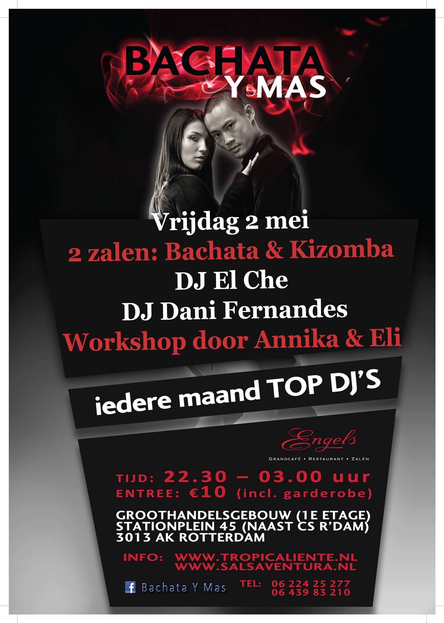 Bachata y Mas, vrijdag 2 mei