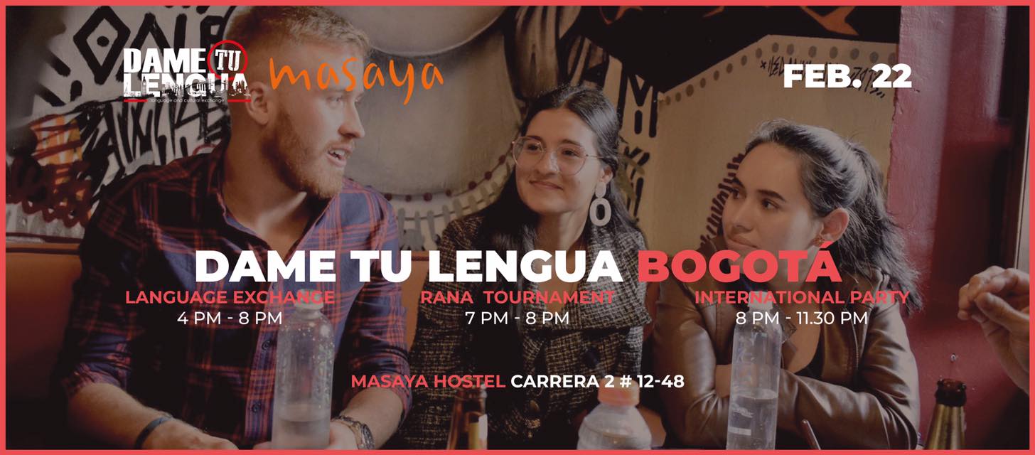 ¡Dame tu Lengua! Language Exchange+Party