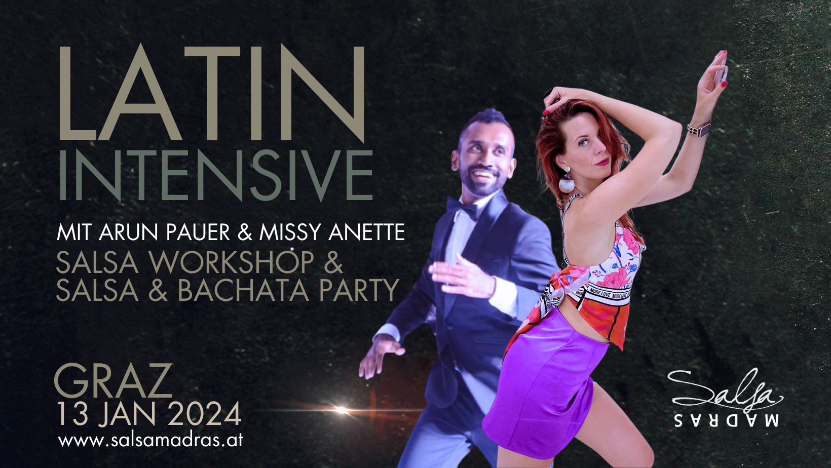 Latin Intensive (Workshop & Party) mit Arun Pauer & Missy Anette
