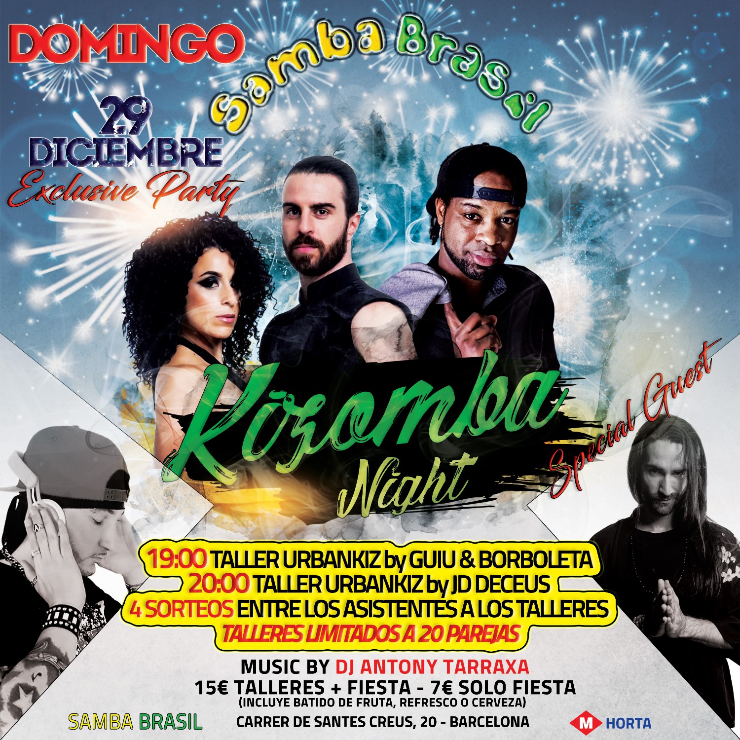 Domingo 29 Diciembre - Pre Party Nochevieja Barcelona