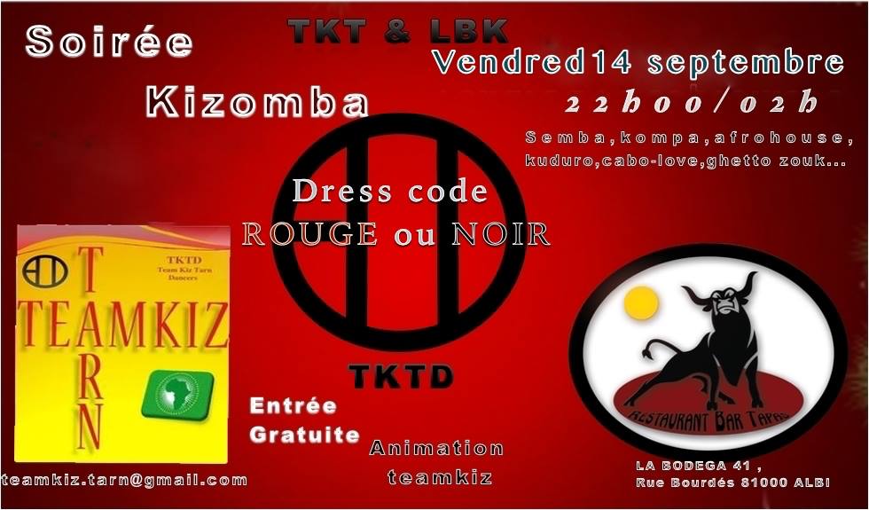 Soirée Kizomba la Bodéga Albi