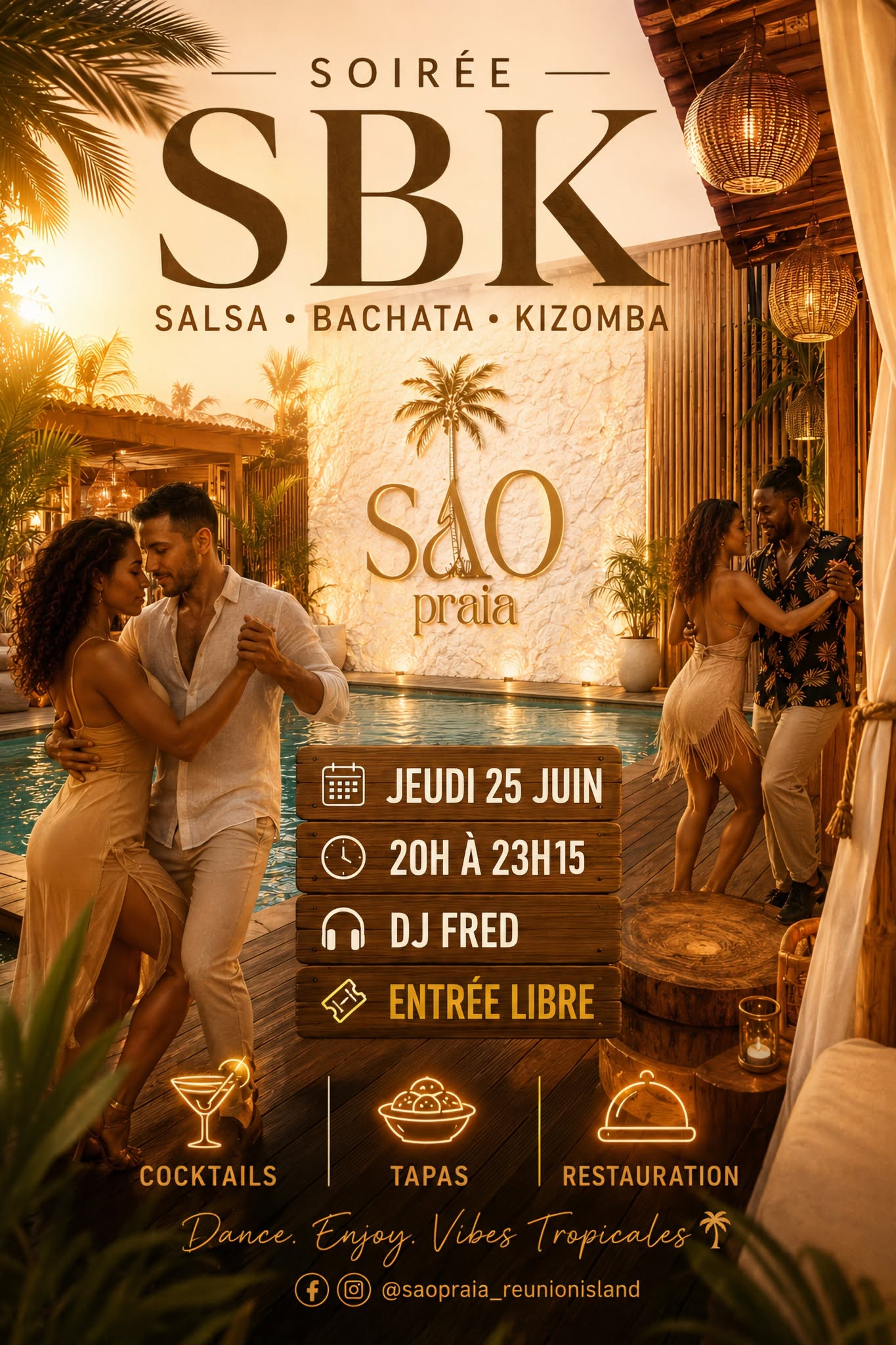 🌟Spécial SBK au São Praia🌟ENTREE LIBRE JEUDI 25 JUIN de 20h à 23h15 Dj FRED